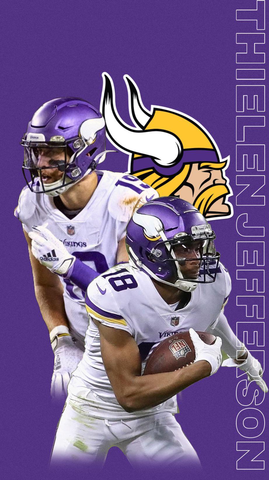 922x1640 Adam Thielen and Justin Jefferson walls
