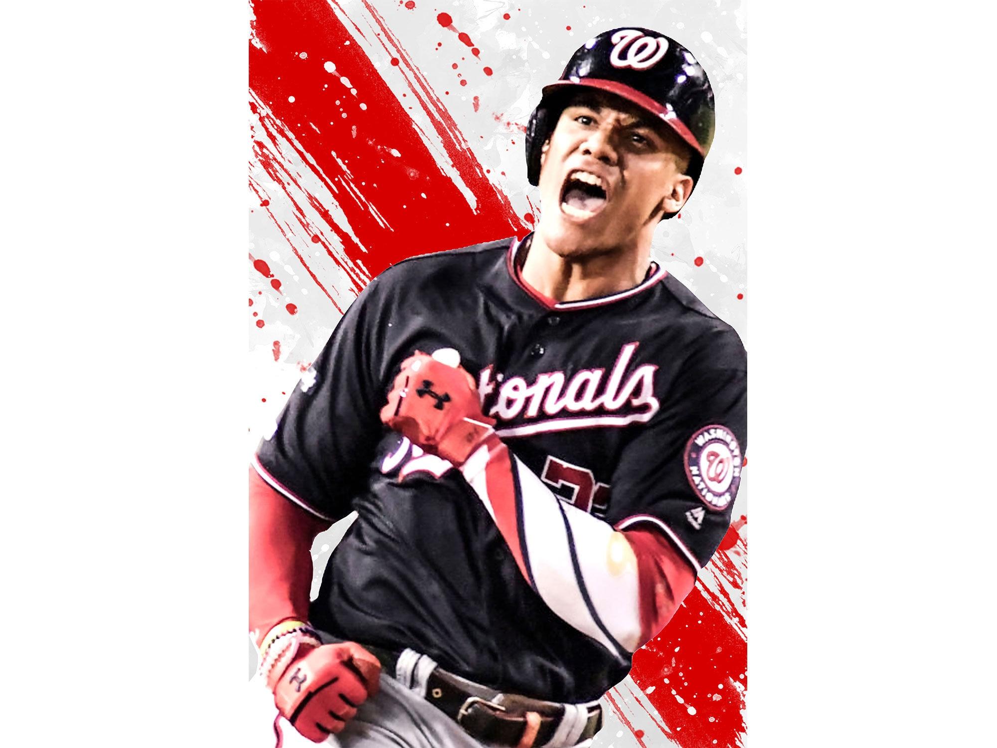 2000x1500 Juan Soto Washington Nationals Poster Print Sports Art