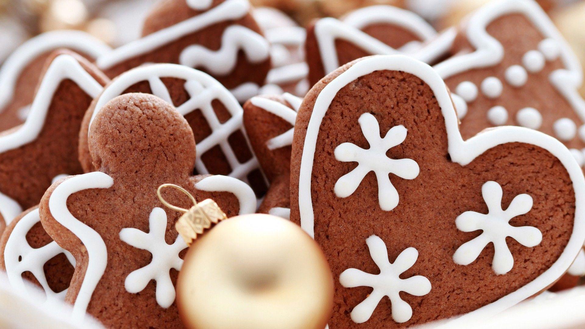 1920x1080 cookies Christmas gingerbread man /