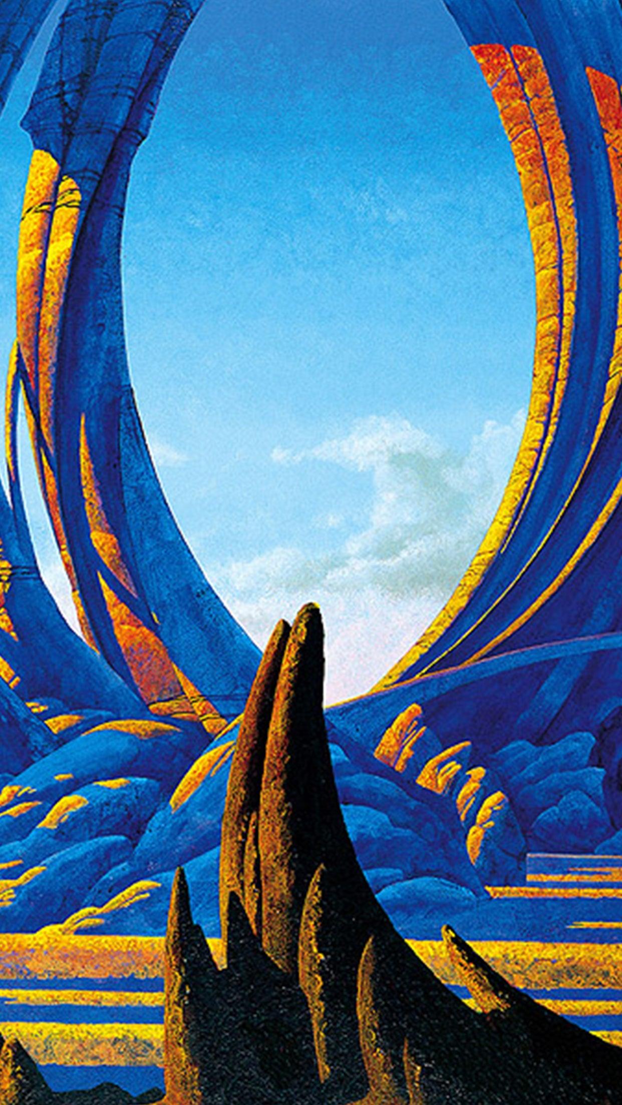 1242x2208 almost) Daily Roger Dean phone background