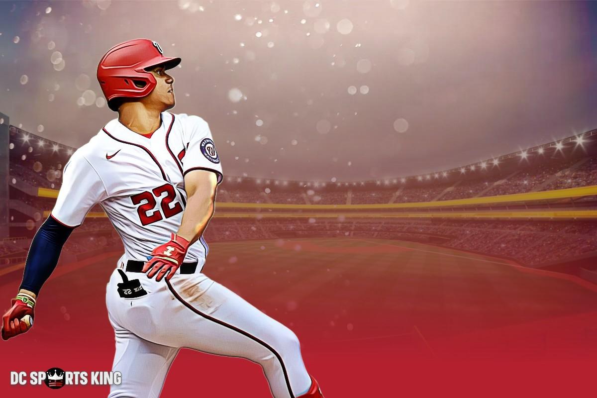 1200x800 Juan Soto finally hit a homer (from one knee) with a runner on base Sports King