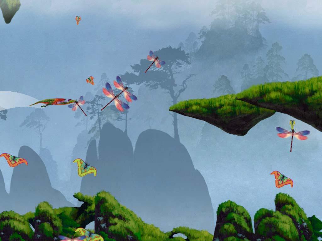 1024x768 Roger Dean Close To The Edge iPhone