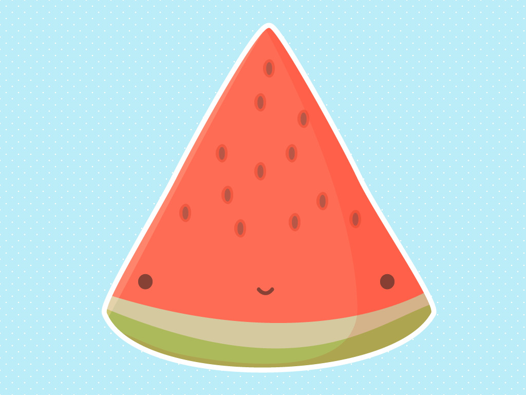 1024x768 Cute Watermelon Wallpaper , free download, (43)-