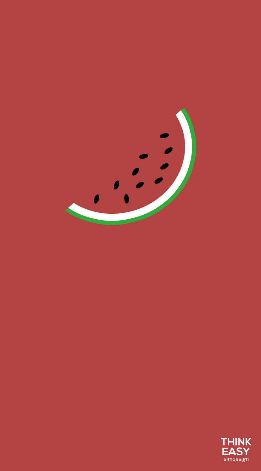 833x1499 Watermelon Illustration. Think Easy!. Image Making
