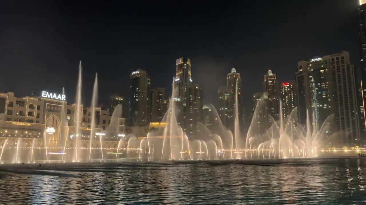 1280x720 Dubai Fountain Show. Burj Khalifa. Downtown [4K] #dubai #burjkhalifa #downtown #fountainshow #UAE