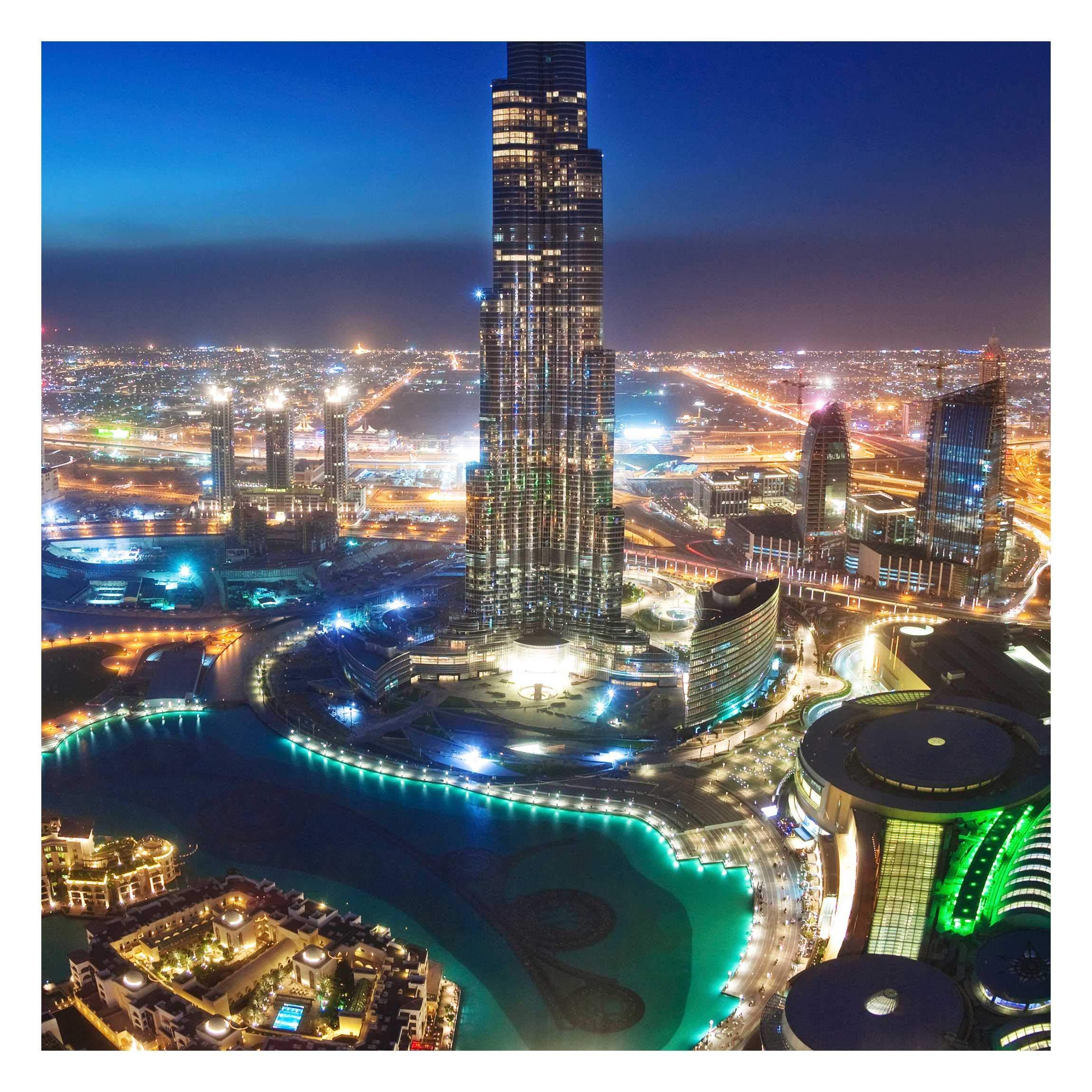 2300x2300 Non Woven Wallpaper Dubai Marina Square, 75.6 X 75.6 Inches