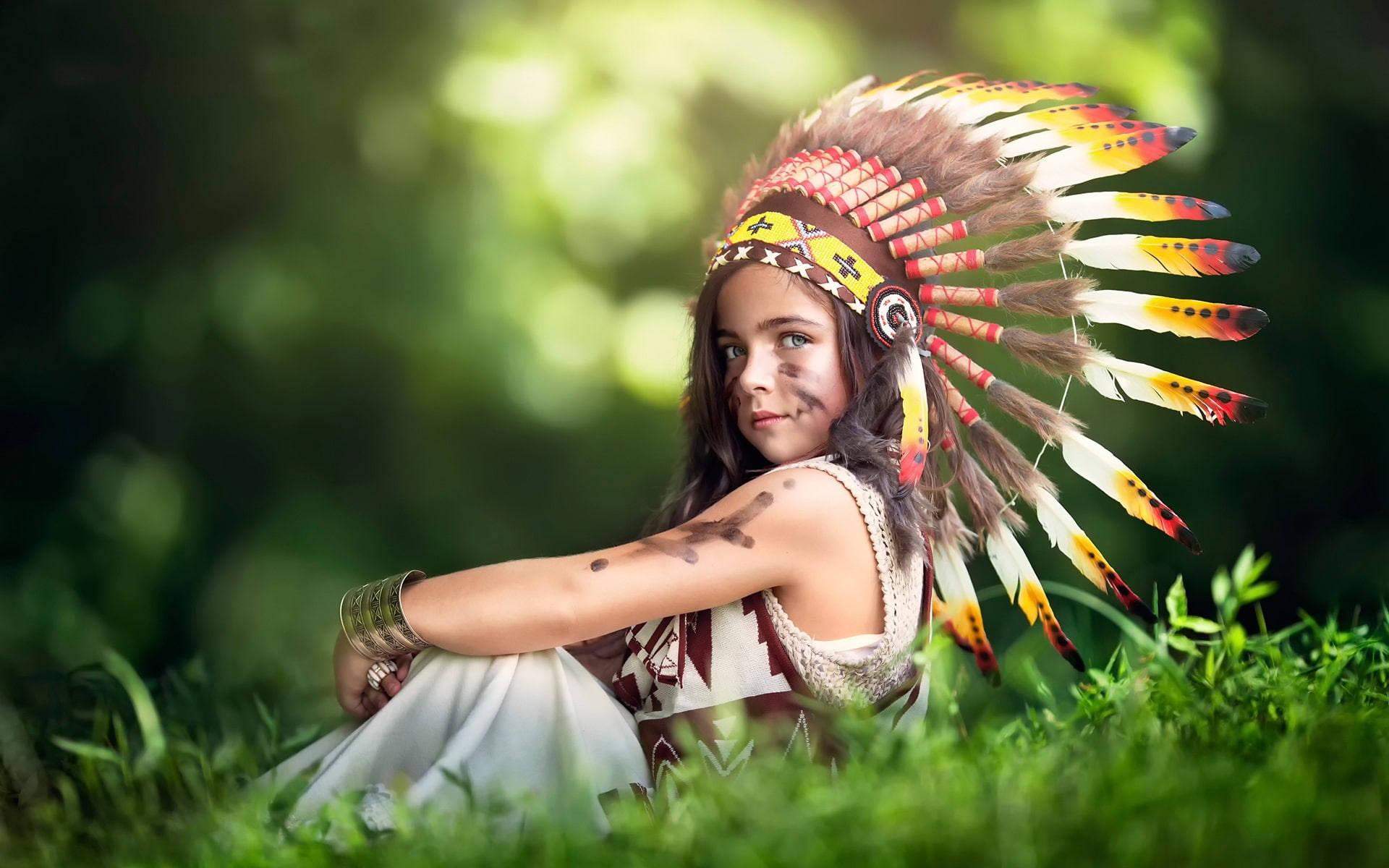 1920x1200 Download Cute Girl In Indian Costume Wallpaper