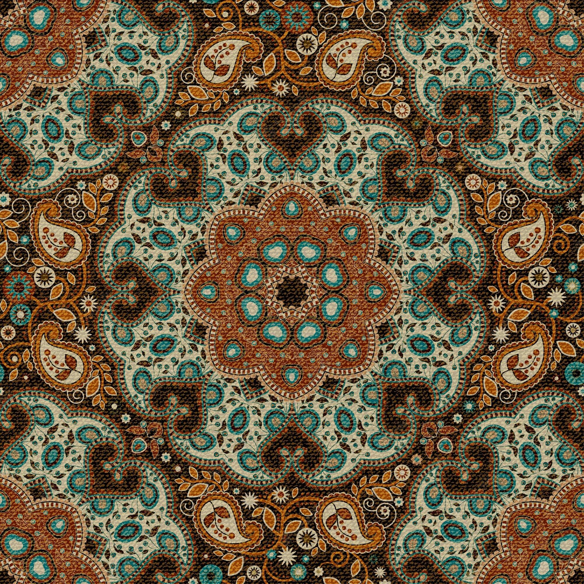 2000x2000 Premium Photo. Seamless paisley background floral pattern colorful ornamental background indian ornament beautiful indian ornament for wrapping paper fabric textile wallpaper