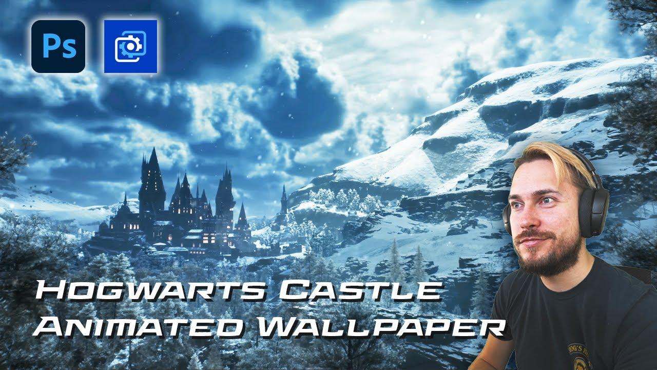 1280x720 Hogwarts Legacy Winter Castle Wallpaper Build Timelapse