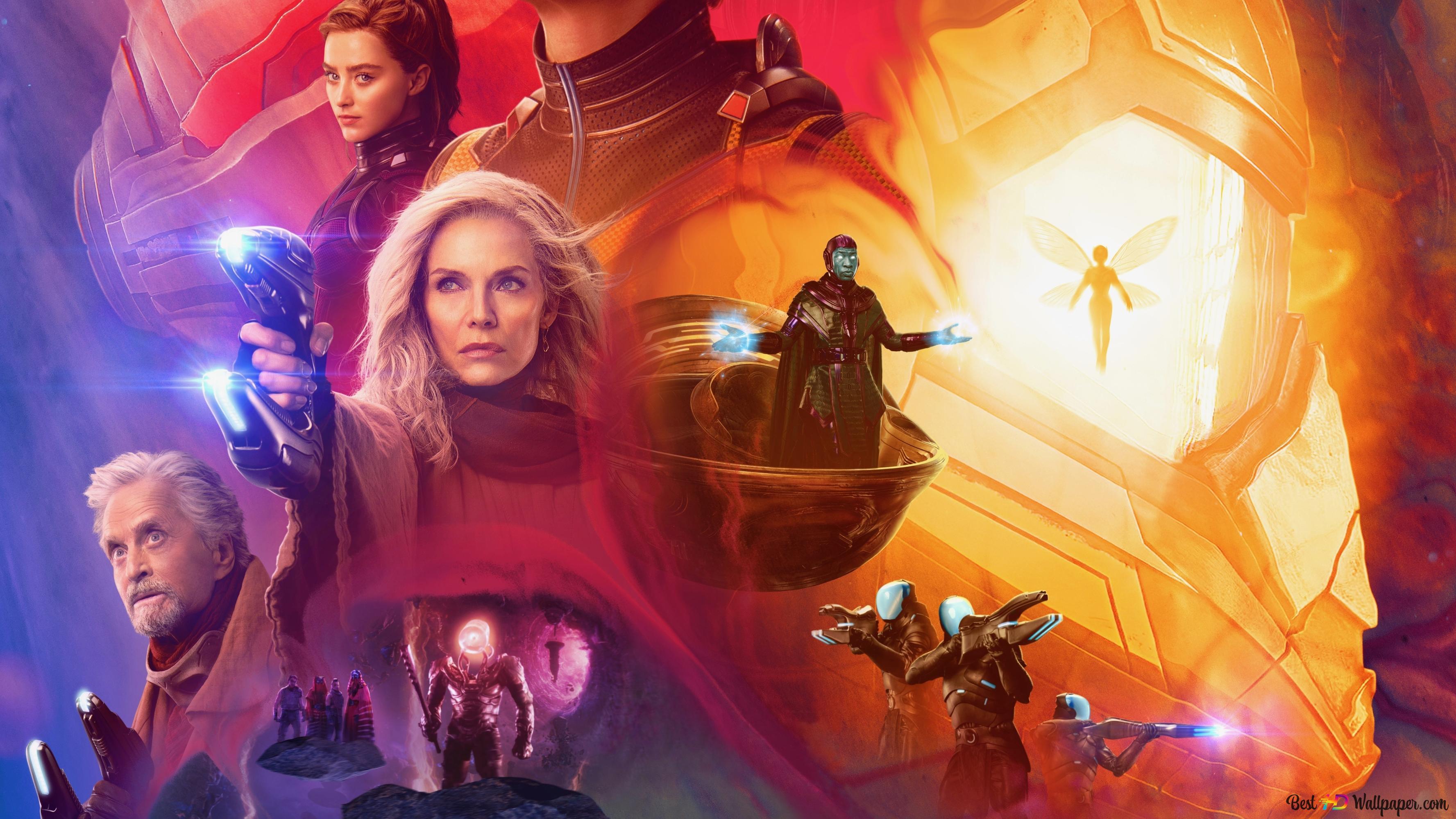 3554x1999 Ant Man And The Wasp Quantumania (2023 Movie Poster) 4K Wallpaper Download