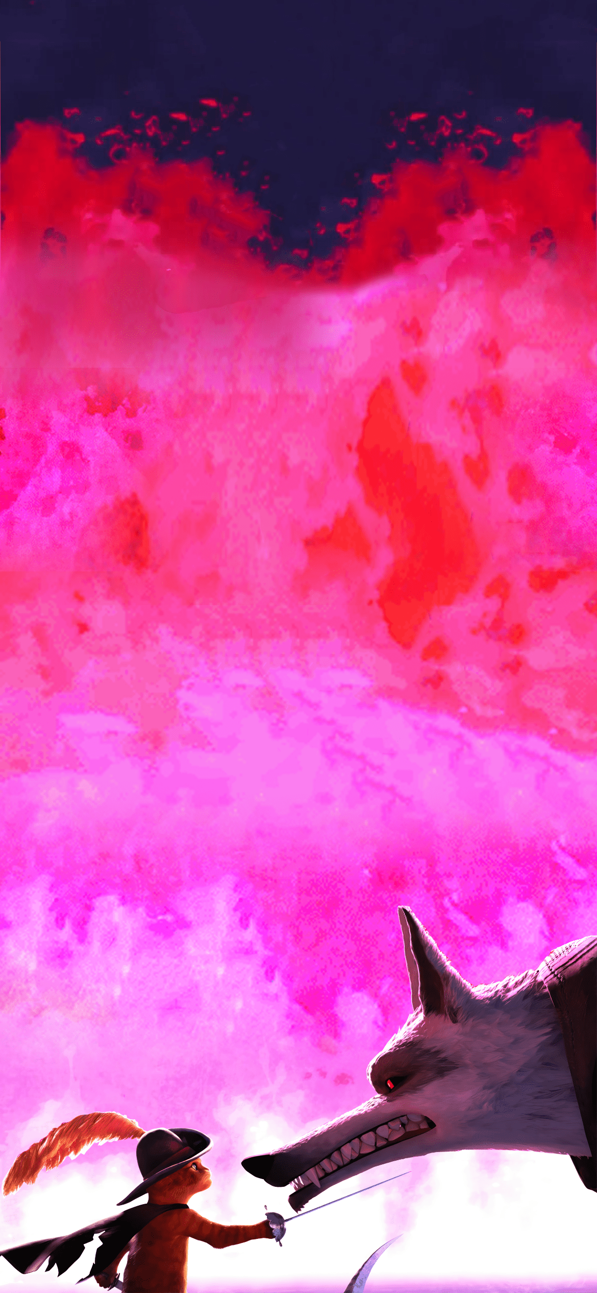 1170x2532 I made a Puss in Boots wallpaper with and without the title. Enjoy!