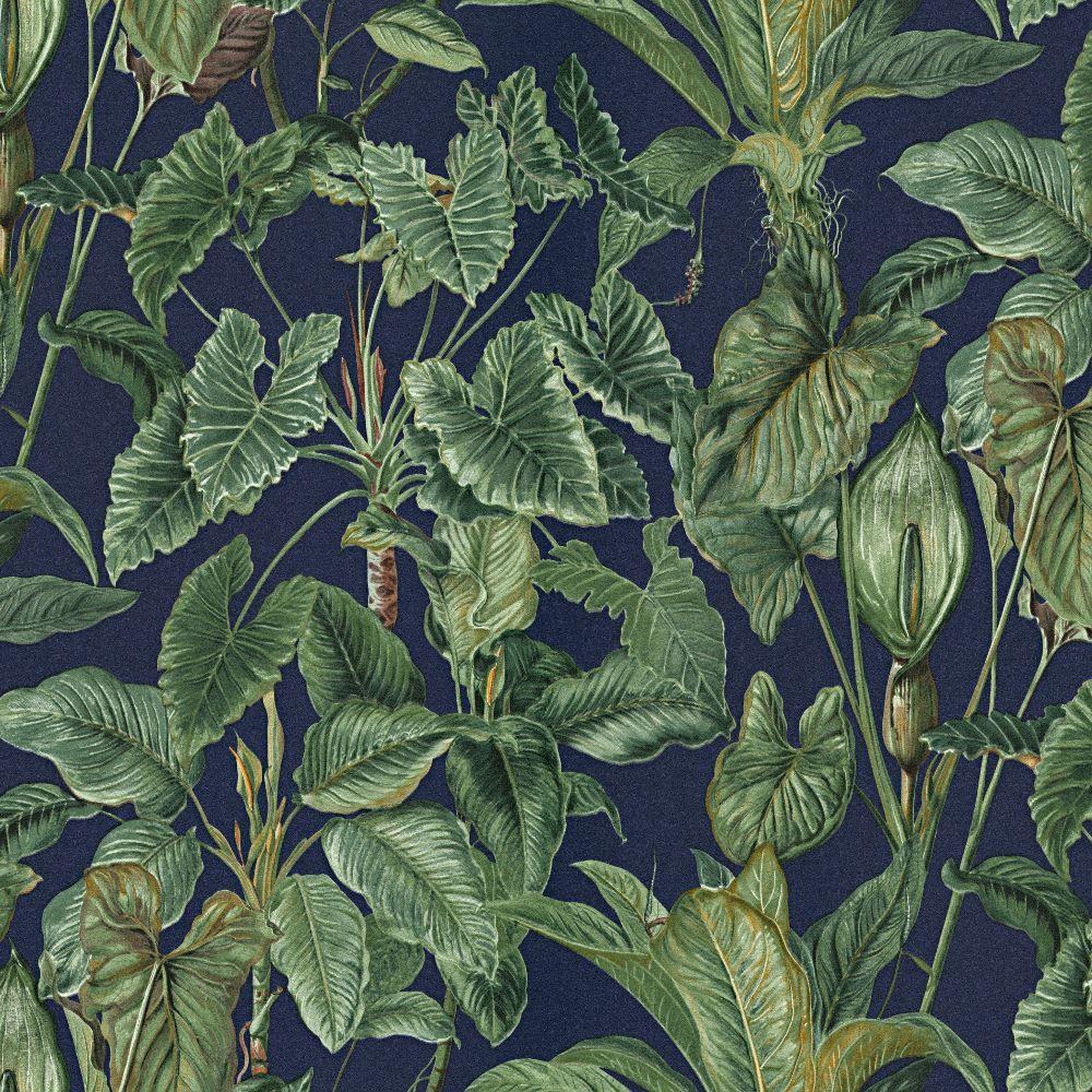 1000x1000 Details about Erismann Paradiso Tropical Leaves Pattern Wallpaper Jungle Leaf Forest Textured