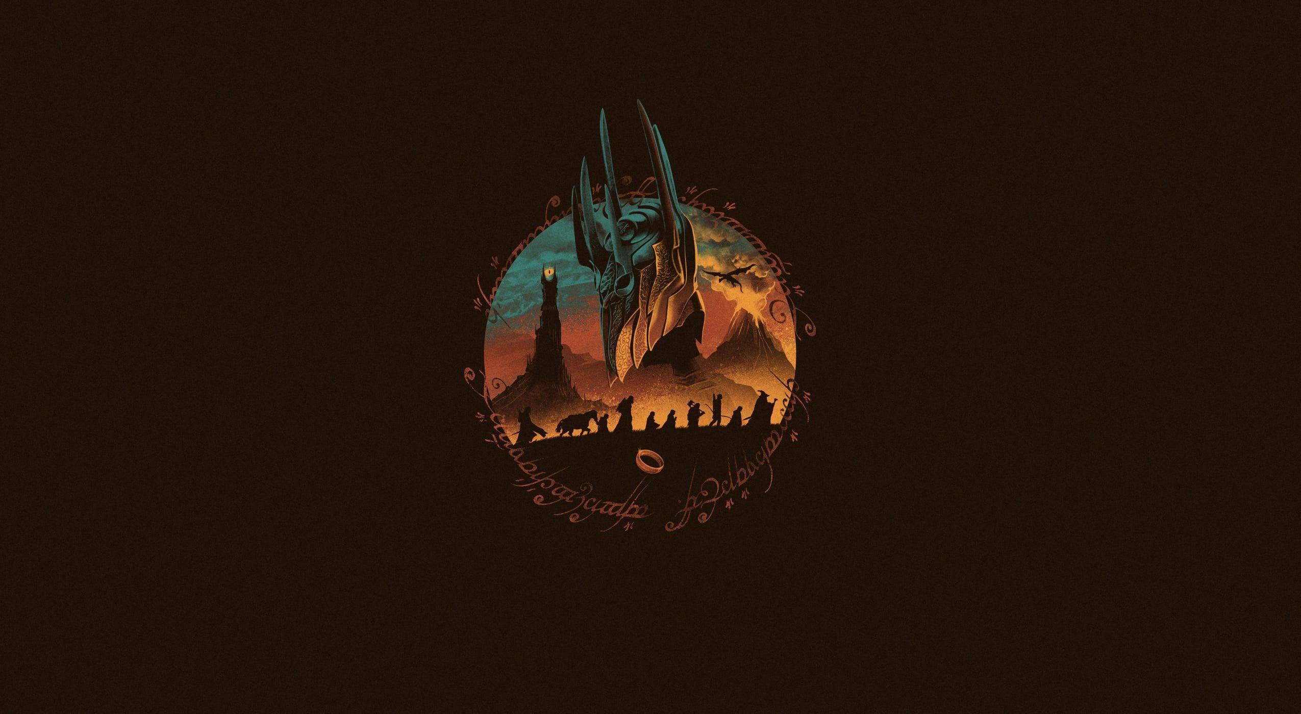 2550x1400 Tolkien Wallpaper and Background 4K, HD, Dual Screen