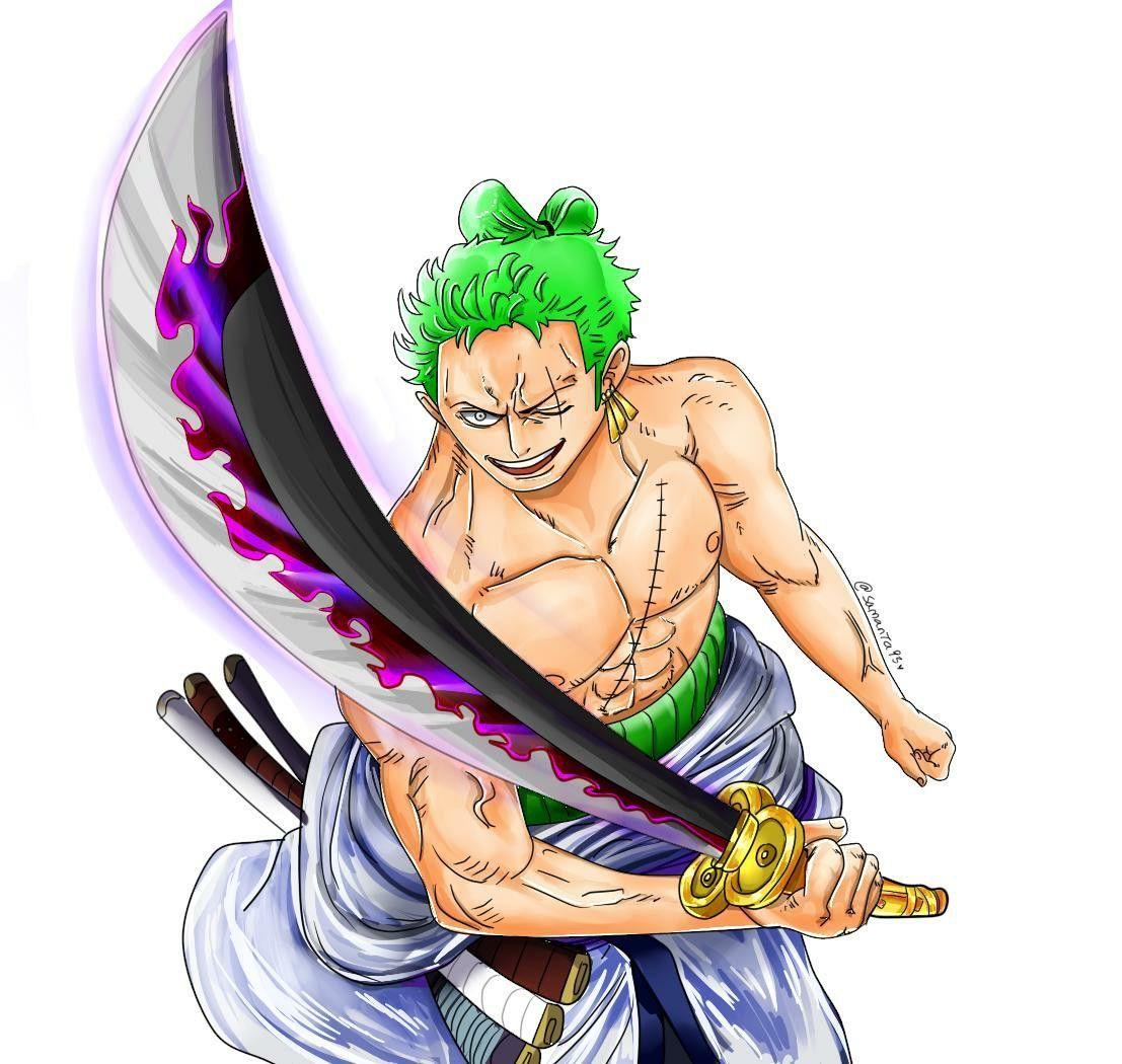 1107x1050 Zoro Enma Wallpaper