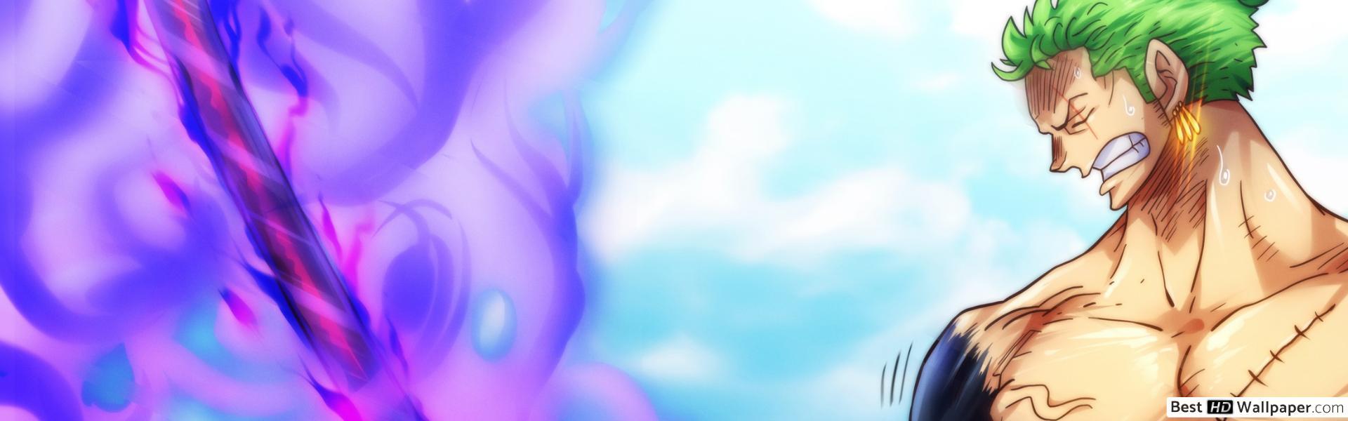 1920x600 Zoro Enma Wallpaper