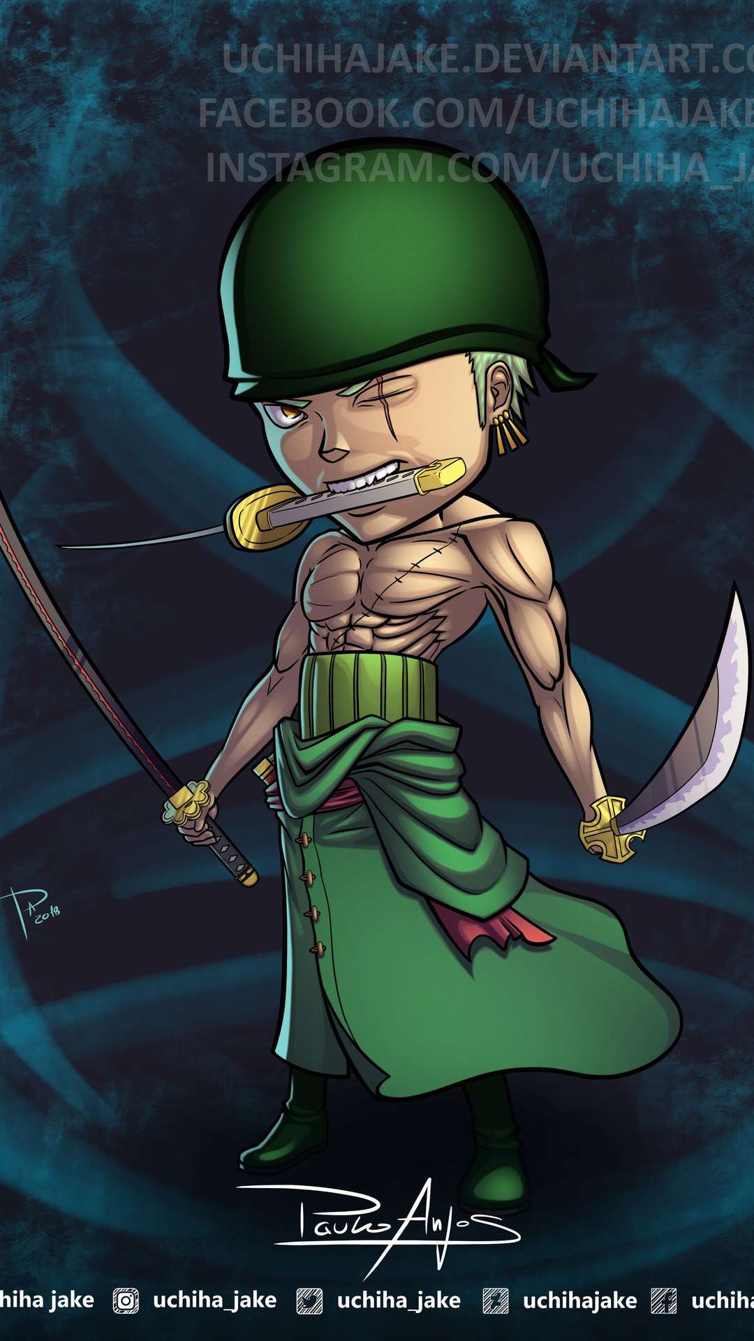 1080x1920 Roronoa Zoro Wallpaper for iPhone and Android
