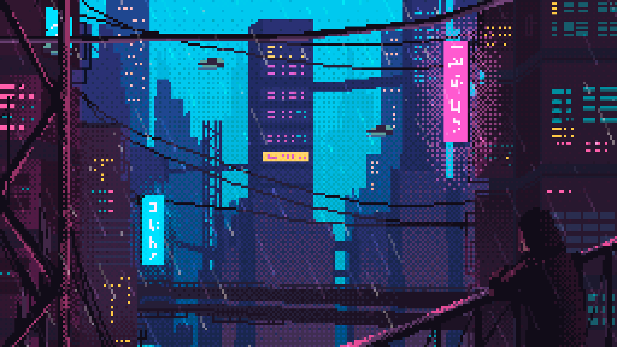 pixel art  metropolis  cyberpunk  valenberg  gif gif animation  animated pictures  funny pictures  best jokes comics images video  humor gif animation  i lold
