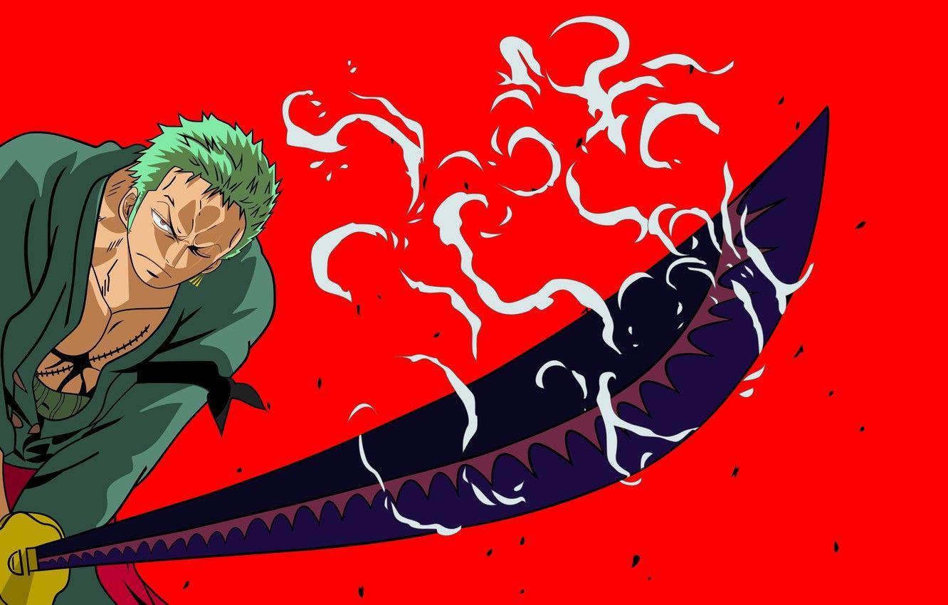 1332x850 Zoro Enma Wallpaper