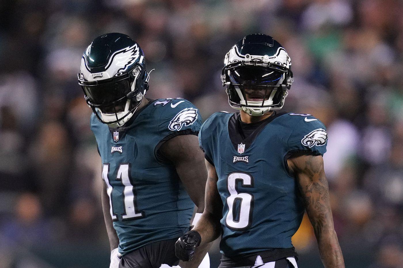 1400x933 Eagles Injury Report: A.J. Brown misses practice, DeVonta Smith limited Green Nation