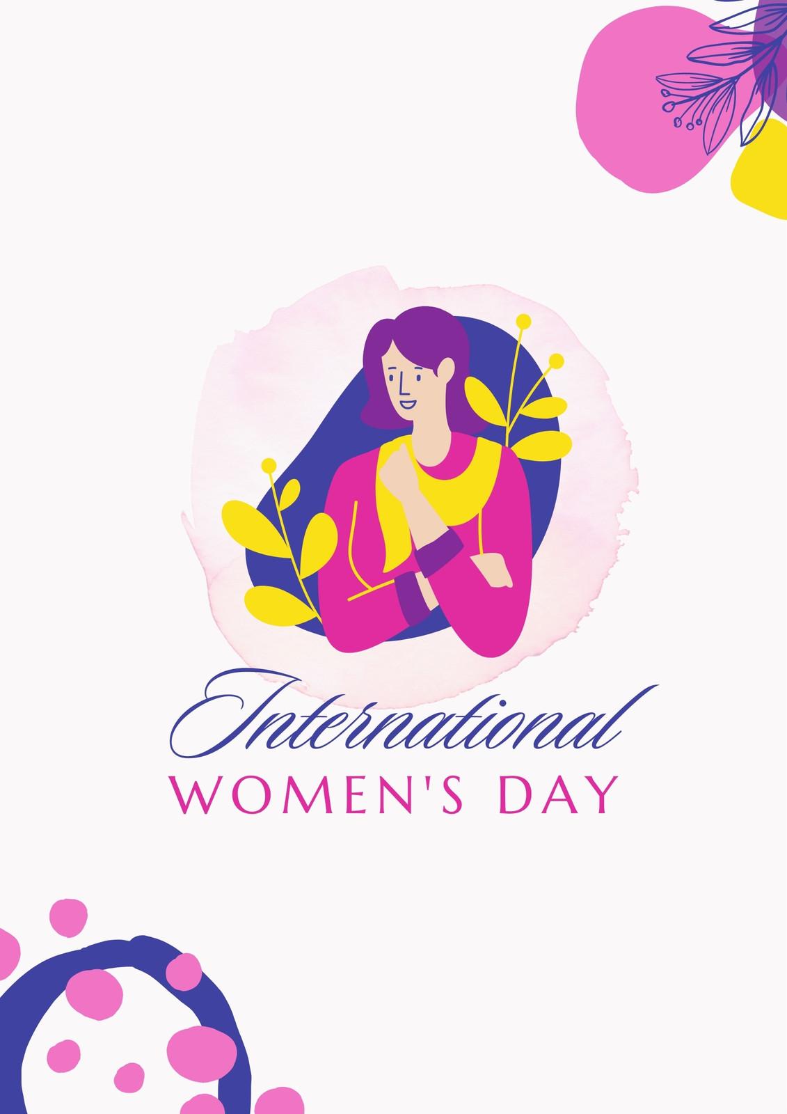 1131x1600 and customizable international womens day templates