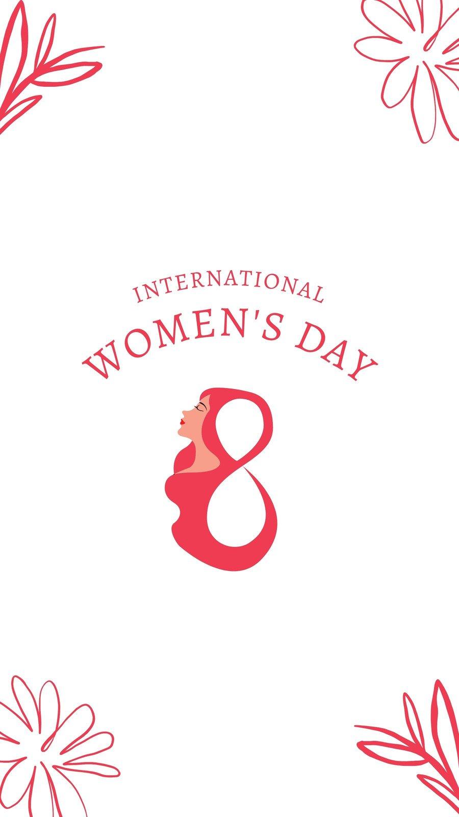 900x1600 and customizable international womens day templates