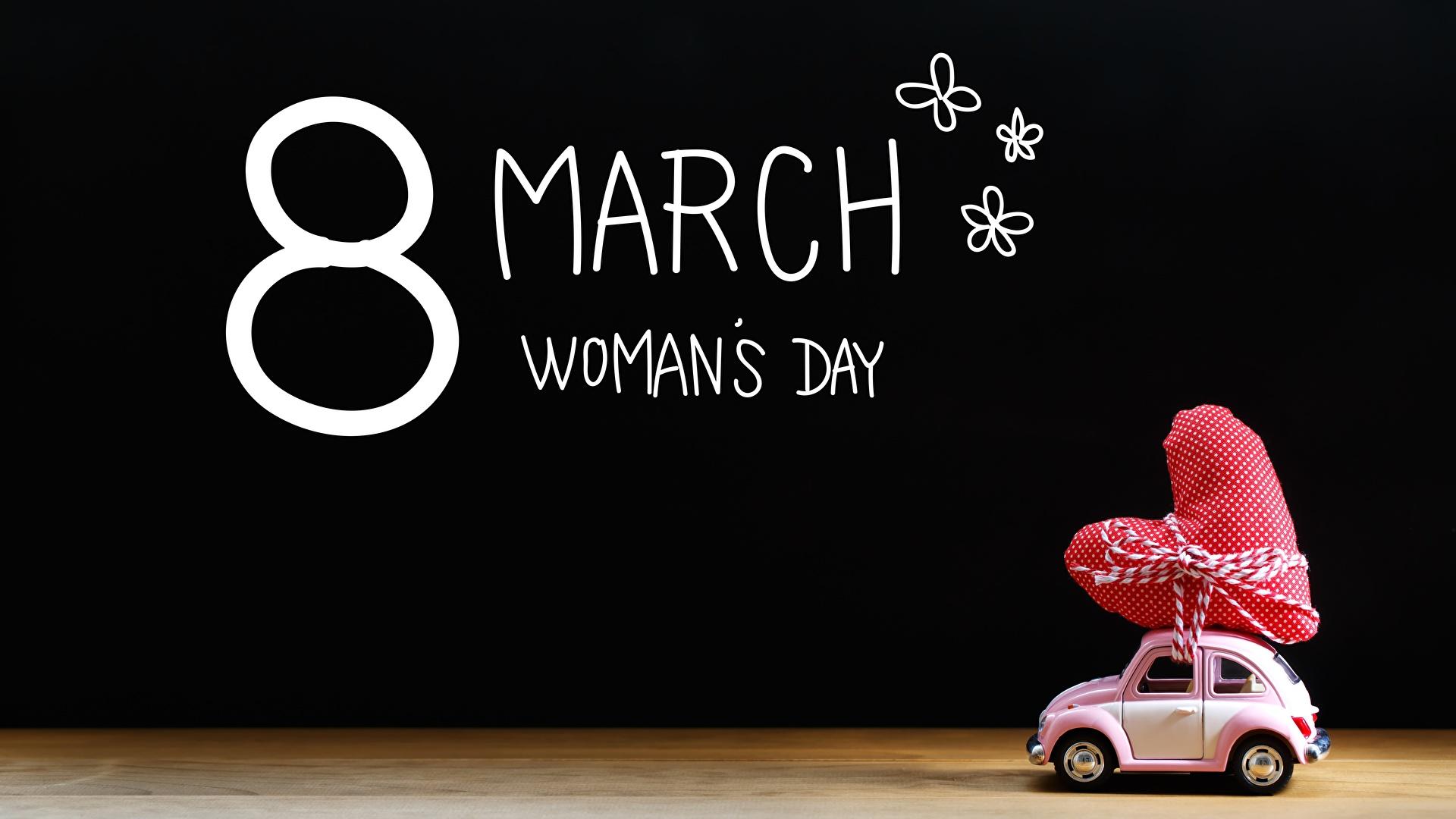 1920x1080 Photo International Women's Day English Heart automobile 1920x1080