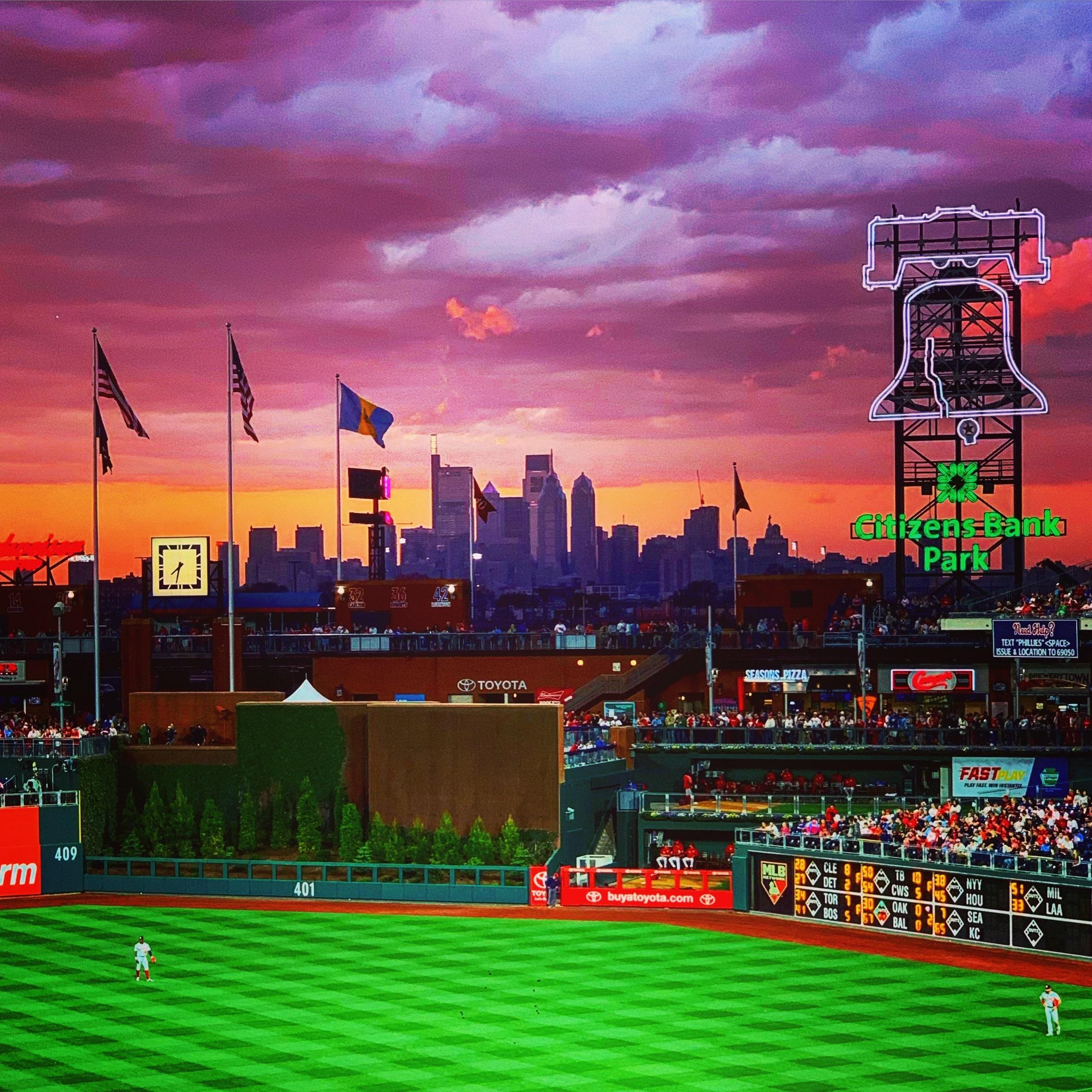 2274x2274 Philadelphia Skyline from Citizens Bank Park
