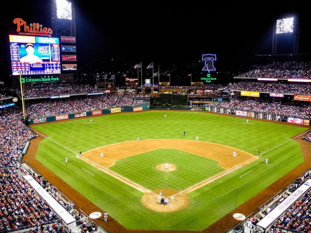 1024x768 Citizens Bank Park at Night (Home of the Phillies) Philade