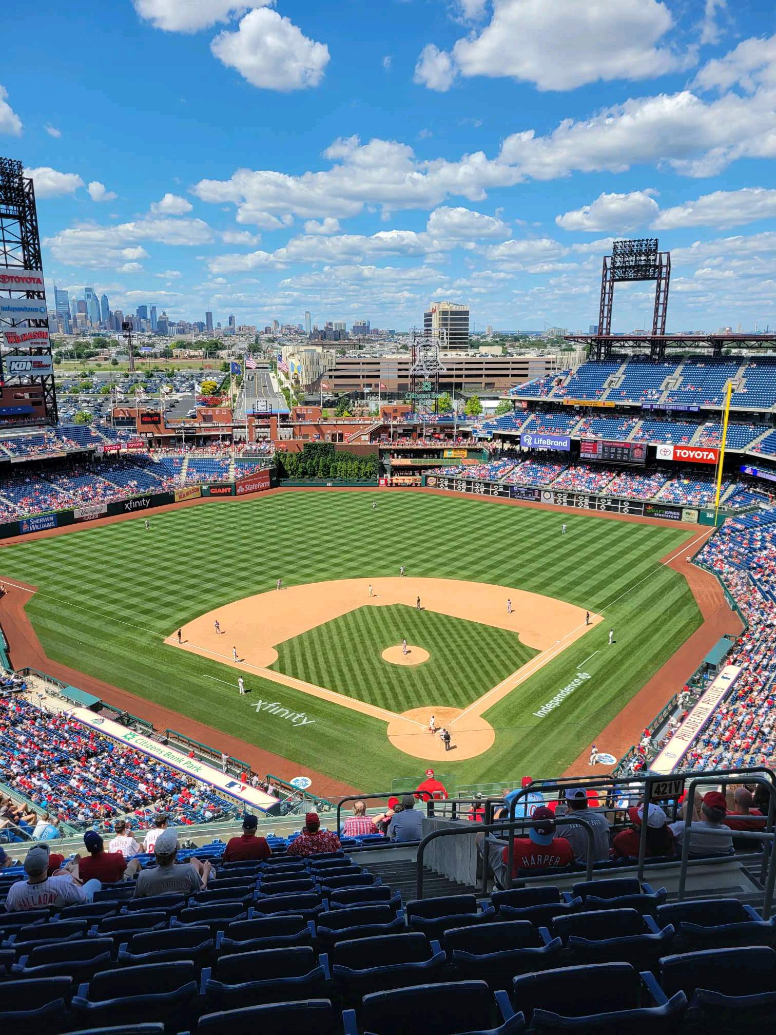 1512x2016 Citizens Bank Park section 422 row 16 seat 5 Phillies vs Washington Nationals shared