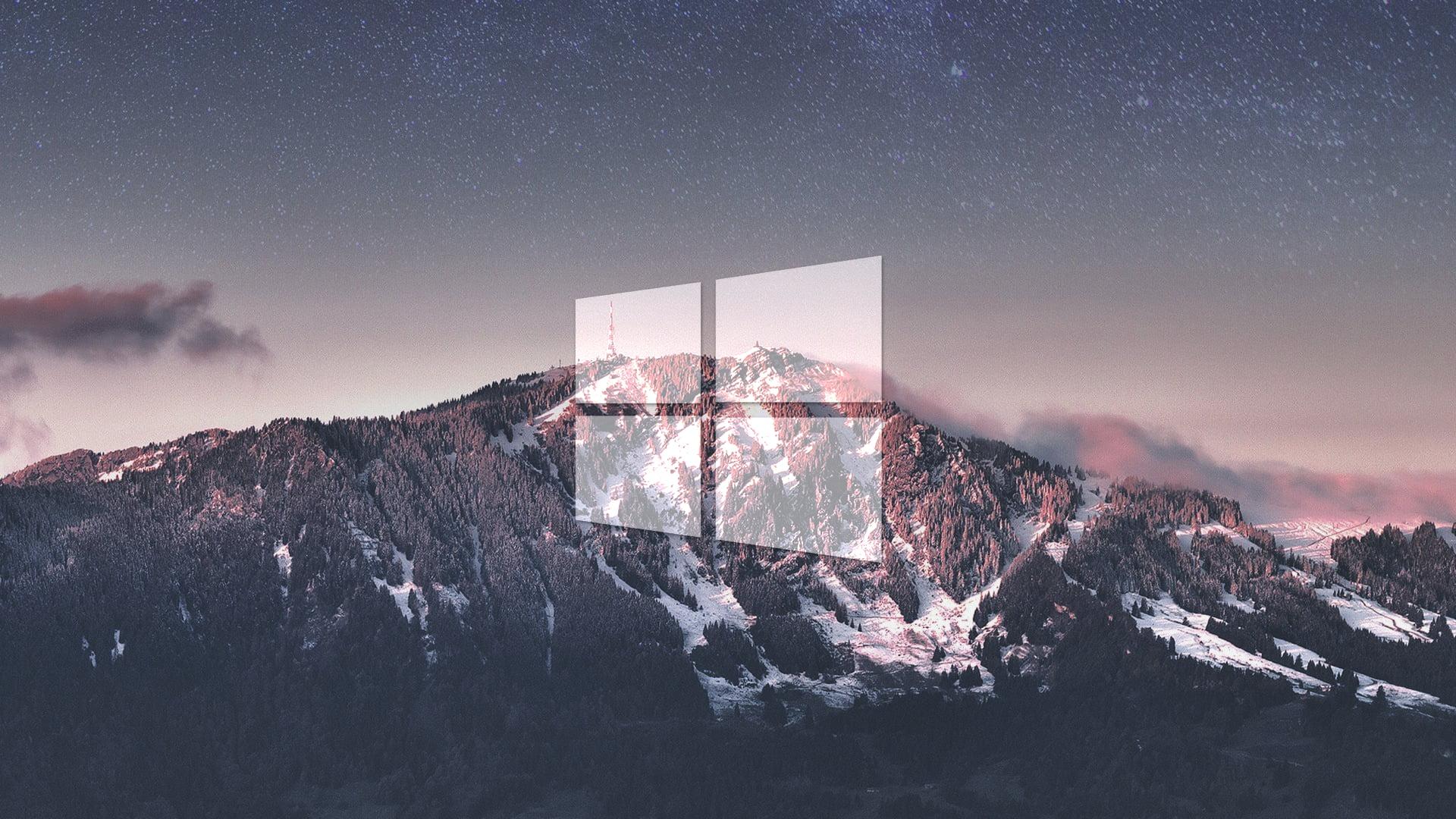 1920x1080 Wallpaper / 1080P, Windows landscape, mountains free download