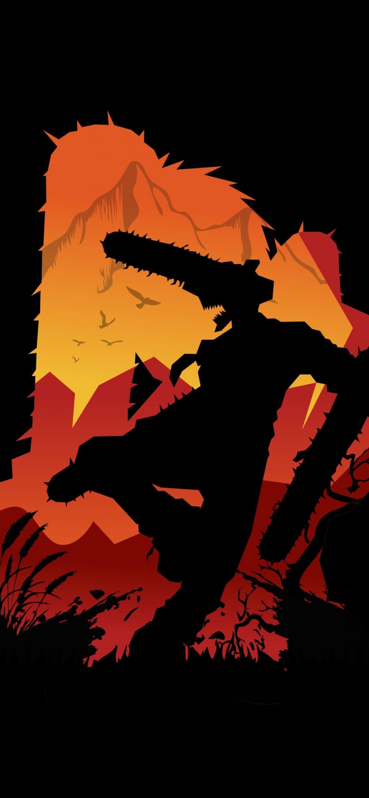 1284x2778 Chainsaw Man Wallpaper 4K, Denji, AMOLED, Black Dark