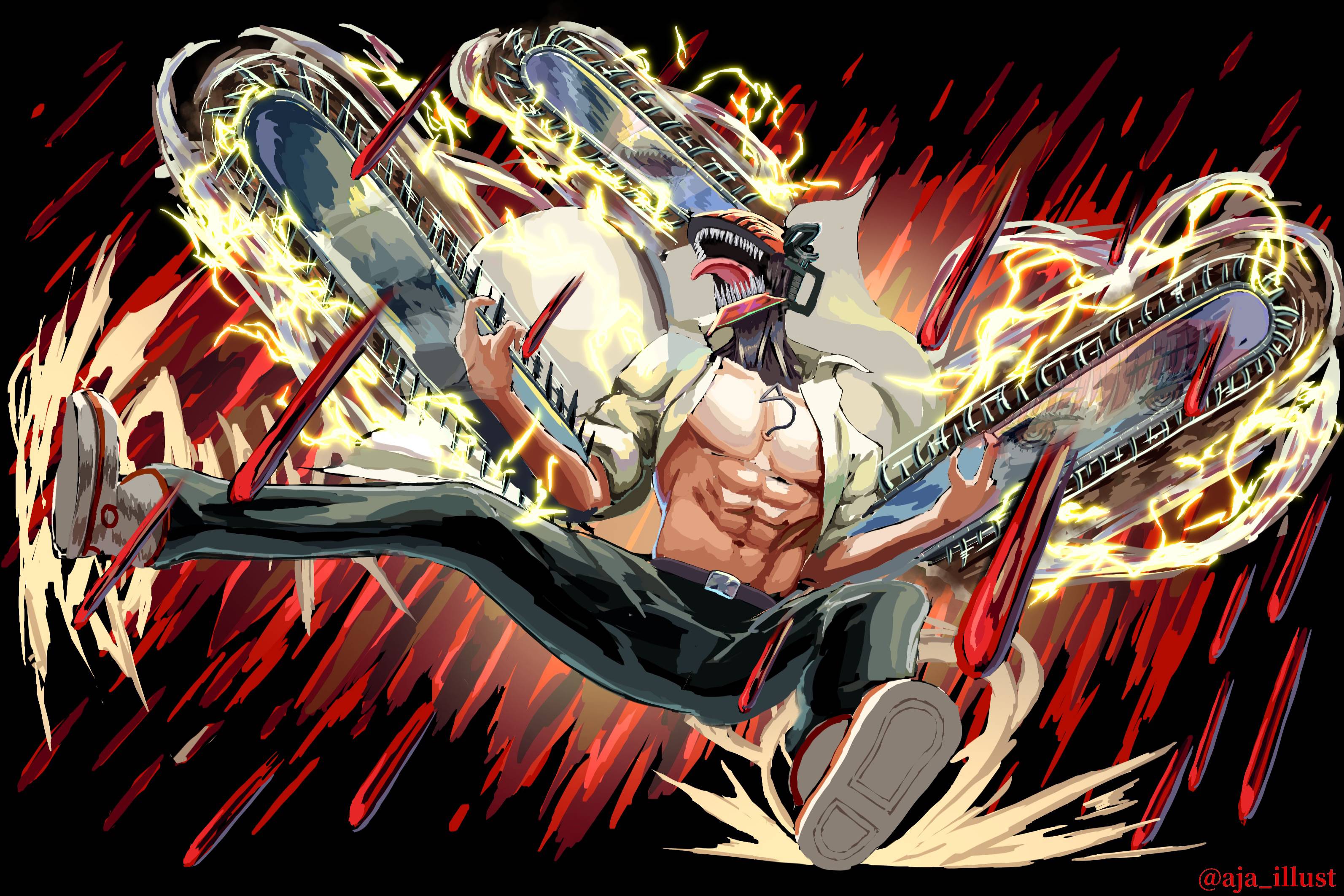 3187x2125 Chainsaw Man HD 2022 Art Wallpaper, HD Anime 4K Wallpaper, Image and Background