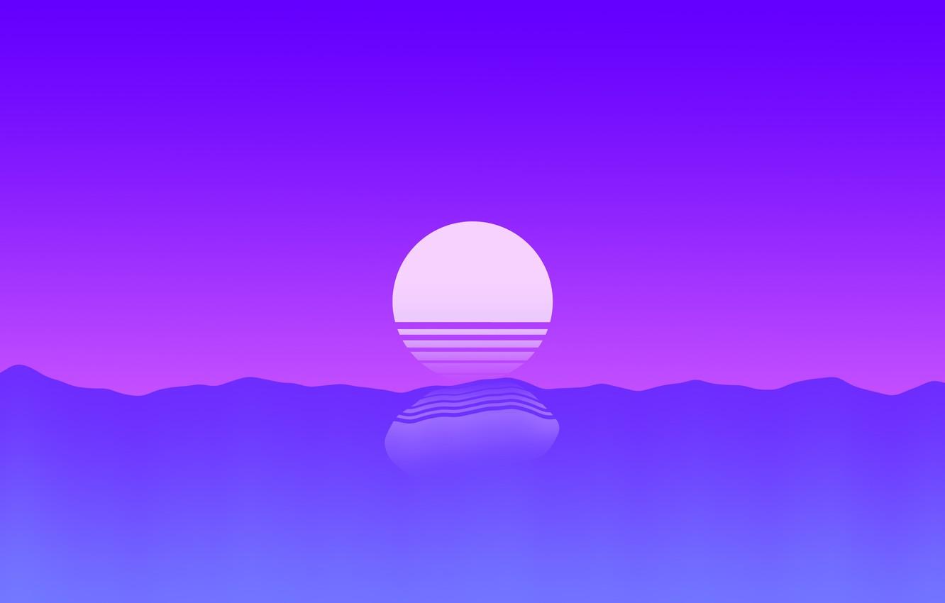 1332x850 Wallpaper The sun, Music, Style, Style, Illustration, 80's, Synth, Retrowave, Synthwave, New Retro Wave, Futuresynth, Sintav, Retrouve image for desktop, section минимализм