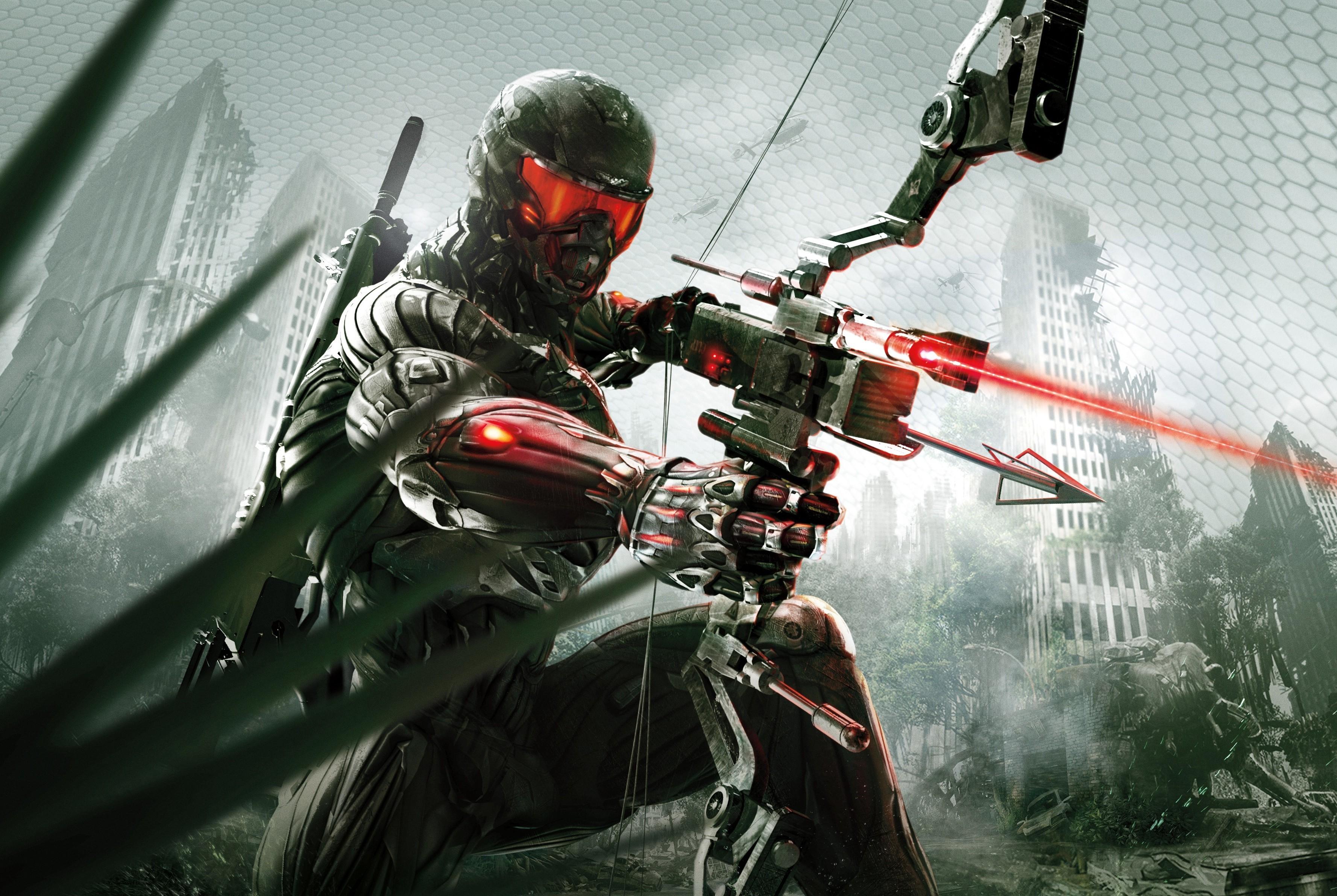 3555x2383 video games crysis crysis 3 Gallery HD Wallpaper