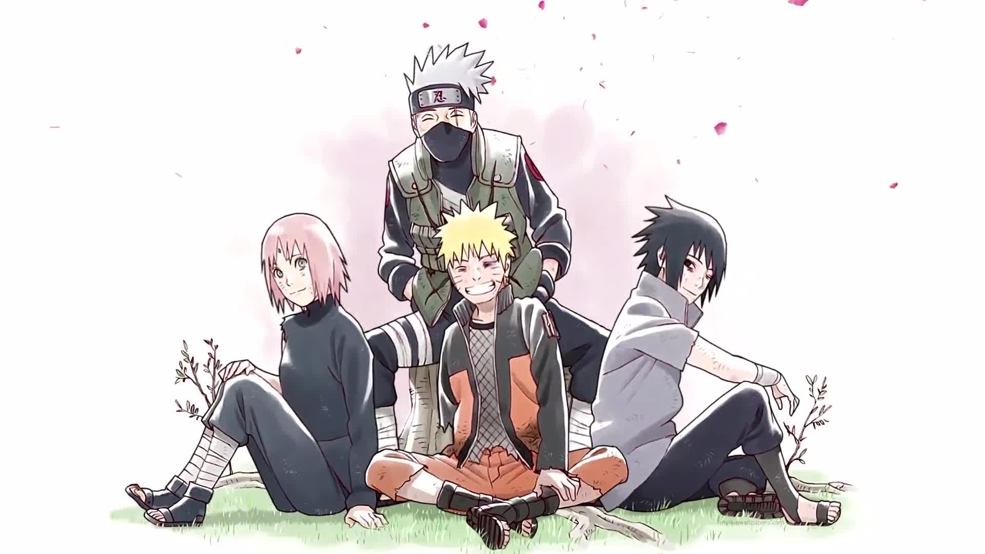 1920x1080 Team 7 Kakashi Hatake / Naruto Animated Desktop Desktop Wallpaper