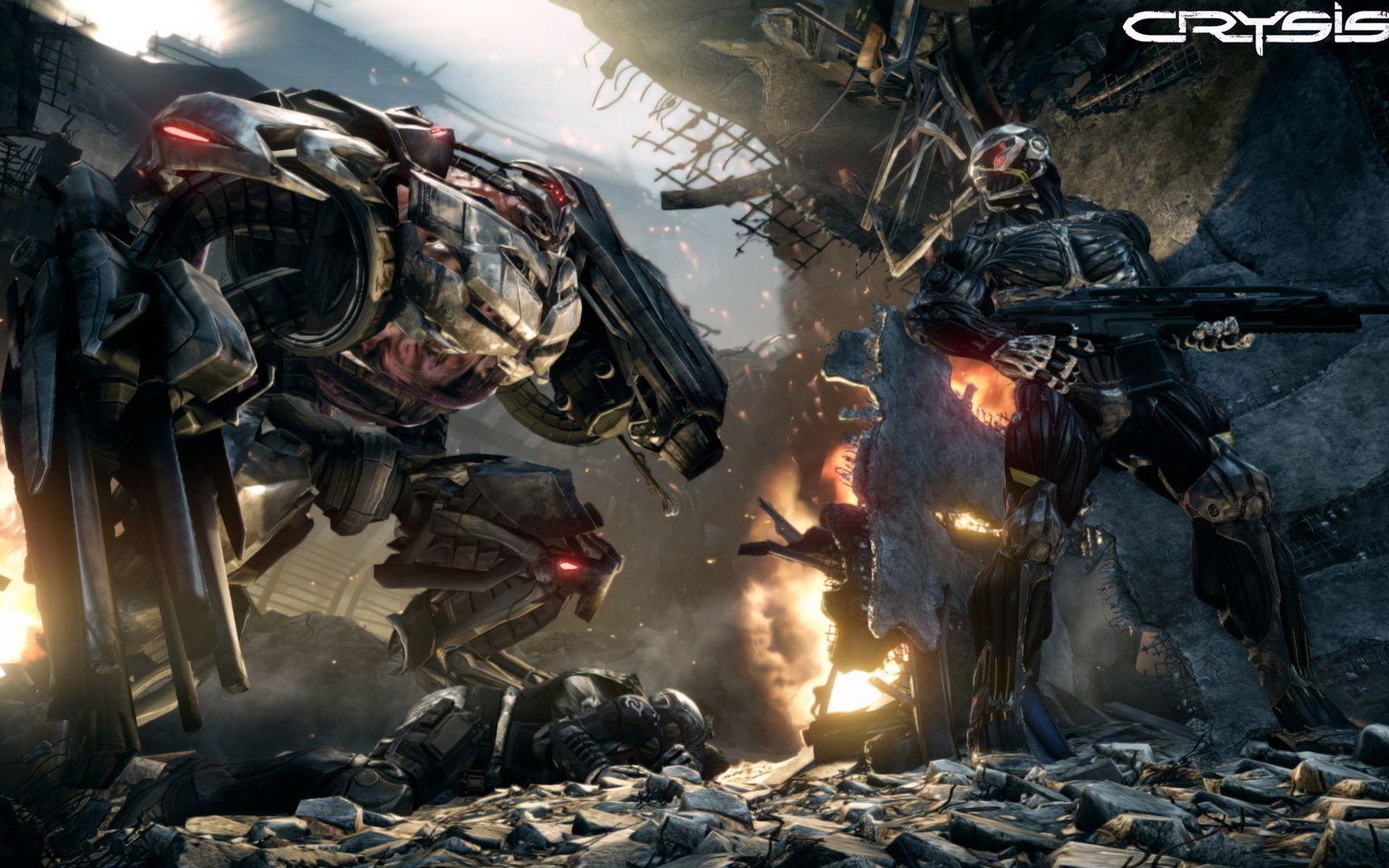 1680x1050 Desktop Wallpaper Crysis Games