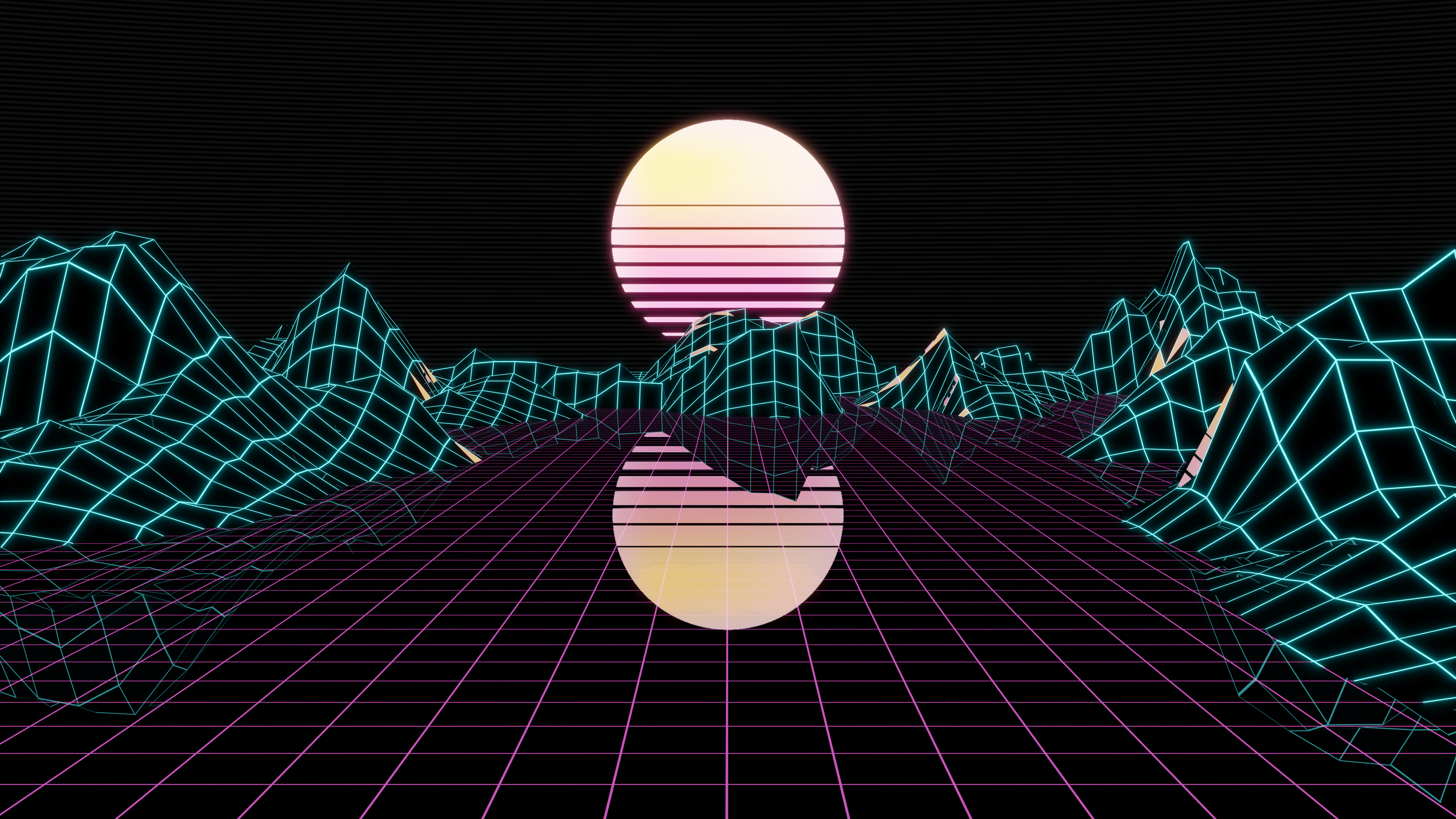 3840x2160 Retro Wave 4k Ultra HD Wallpaper