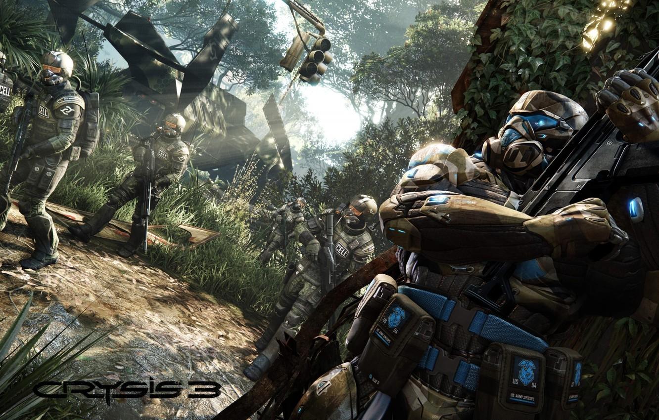 1332x850 Wallpaper art, Electronic Arts, action, crytek, Crysis CryEngine - for desktop, section игры