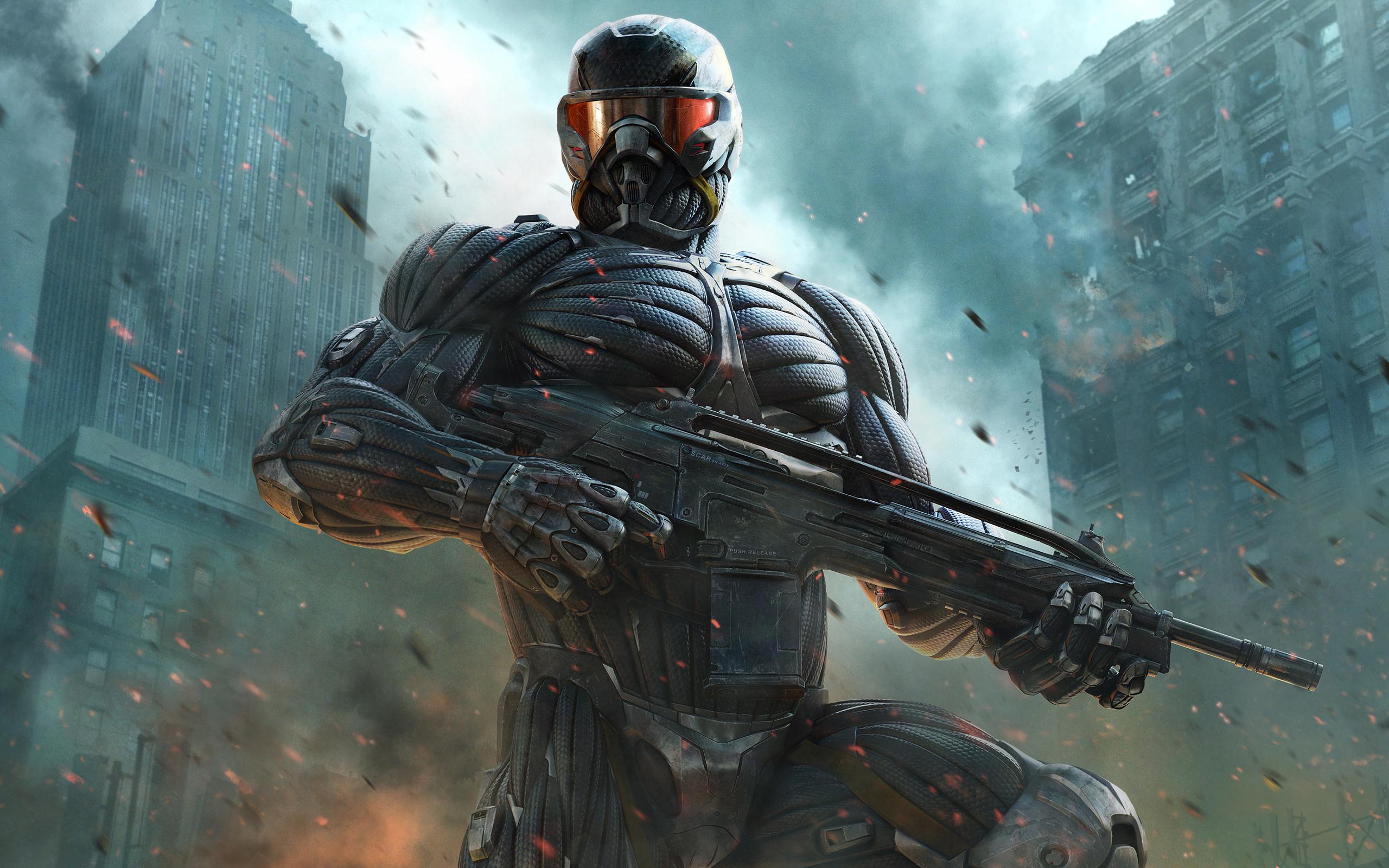 2560x1600 Crysis FPS Game 21540 HD wallpaper