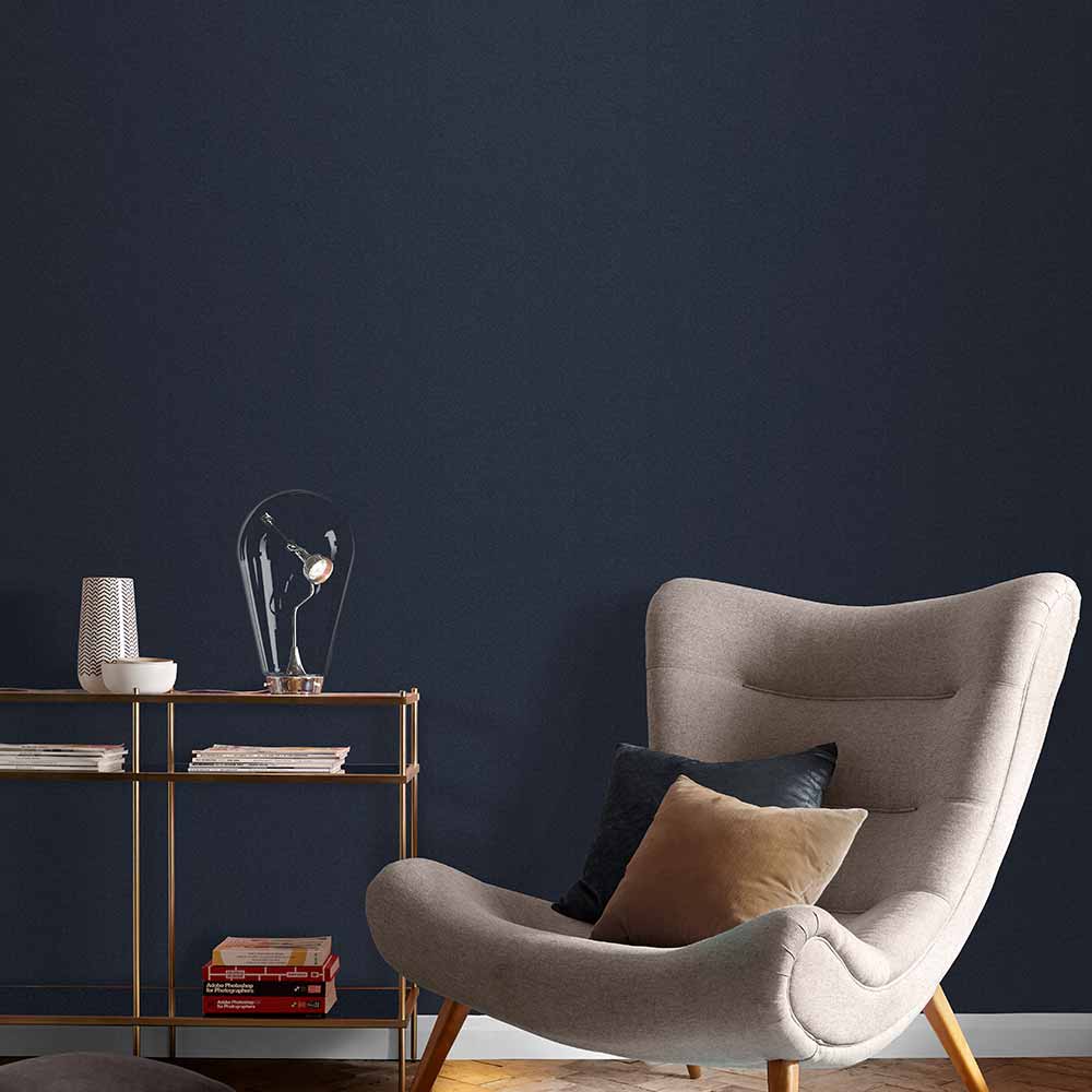 1000x1000 Graham & Brown Midnight Plain Wallpaper