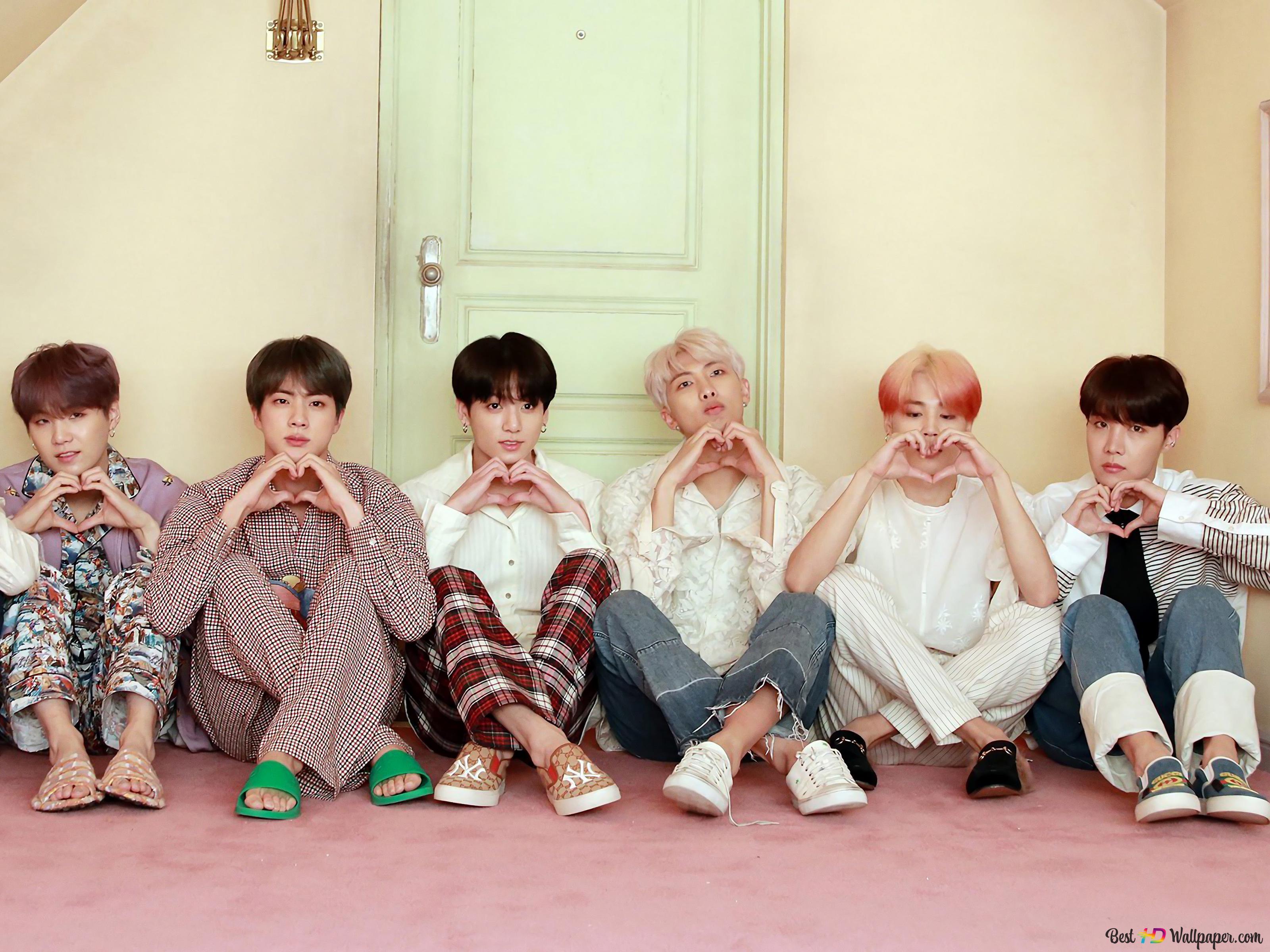 3200x2400 BTS (Bangtan Boys) Idols in 'Map of The Soul: Persona' MV Photohoot 4K wallpaper download