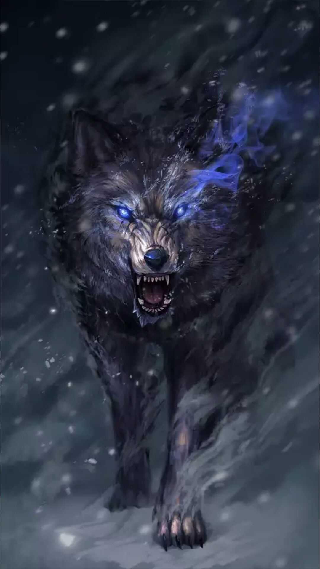 1080x1920 Anime Wolf iPhone Wallpaper