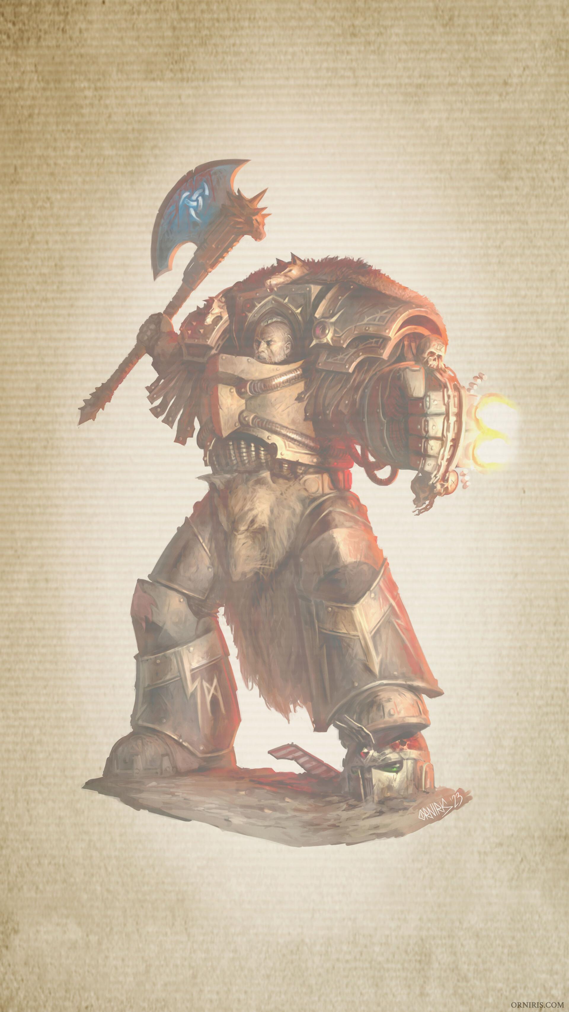 1920x3413 Úlfarr Thorvaldsson, Space Wolves The Horus Heresy Fan Art