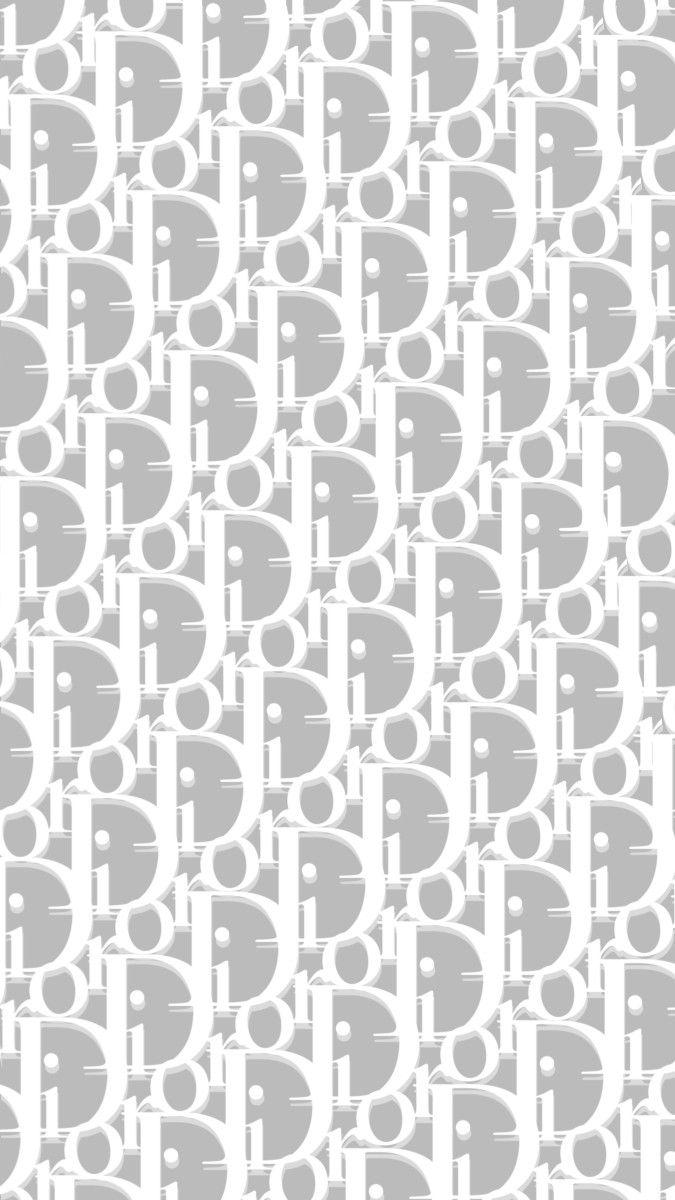 675x1200 Dior Wallpaper Gray Aesthetic。