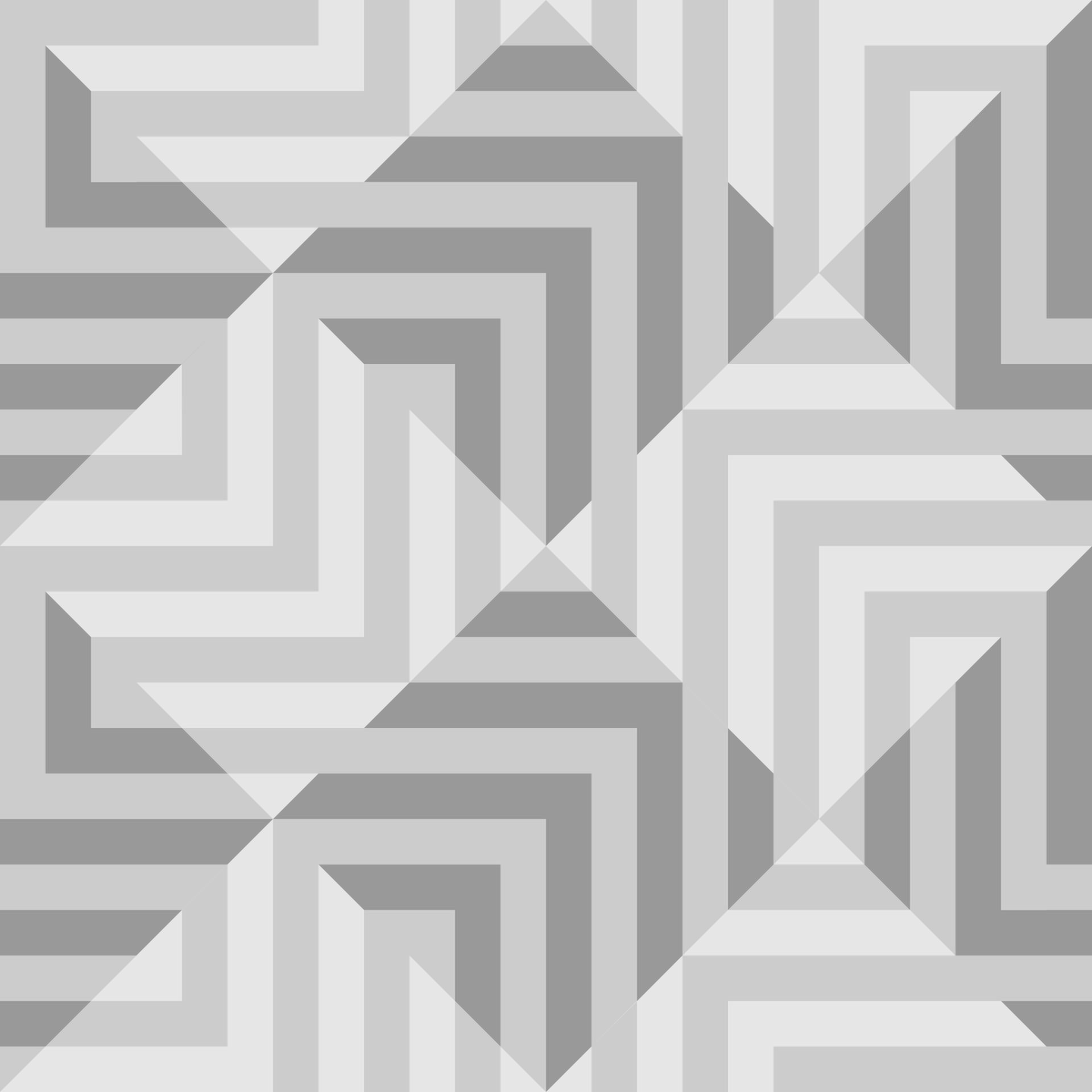 1920x1920 Monochrome geometric seamless pattern. Light gray texture with strips. Template for wallpaper, textile, fabric, wrapping paper, background. Vector illustration