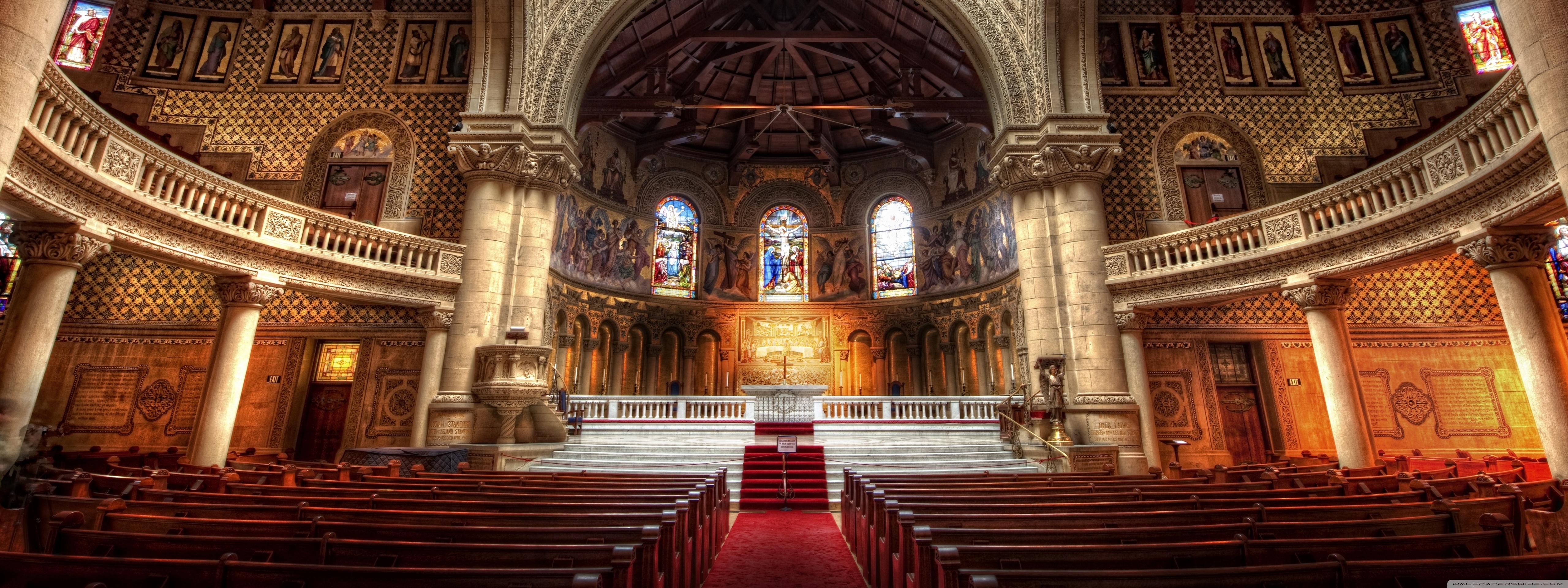 5120x1920 Church In Stanford Ultra HD Desktop Background Wallpaper for 4K UHD TV : Multi Display, Dual Monitor : Tablet