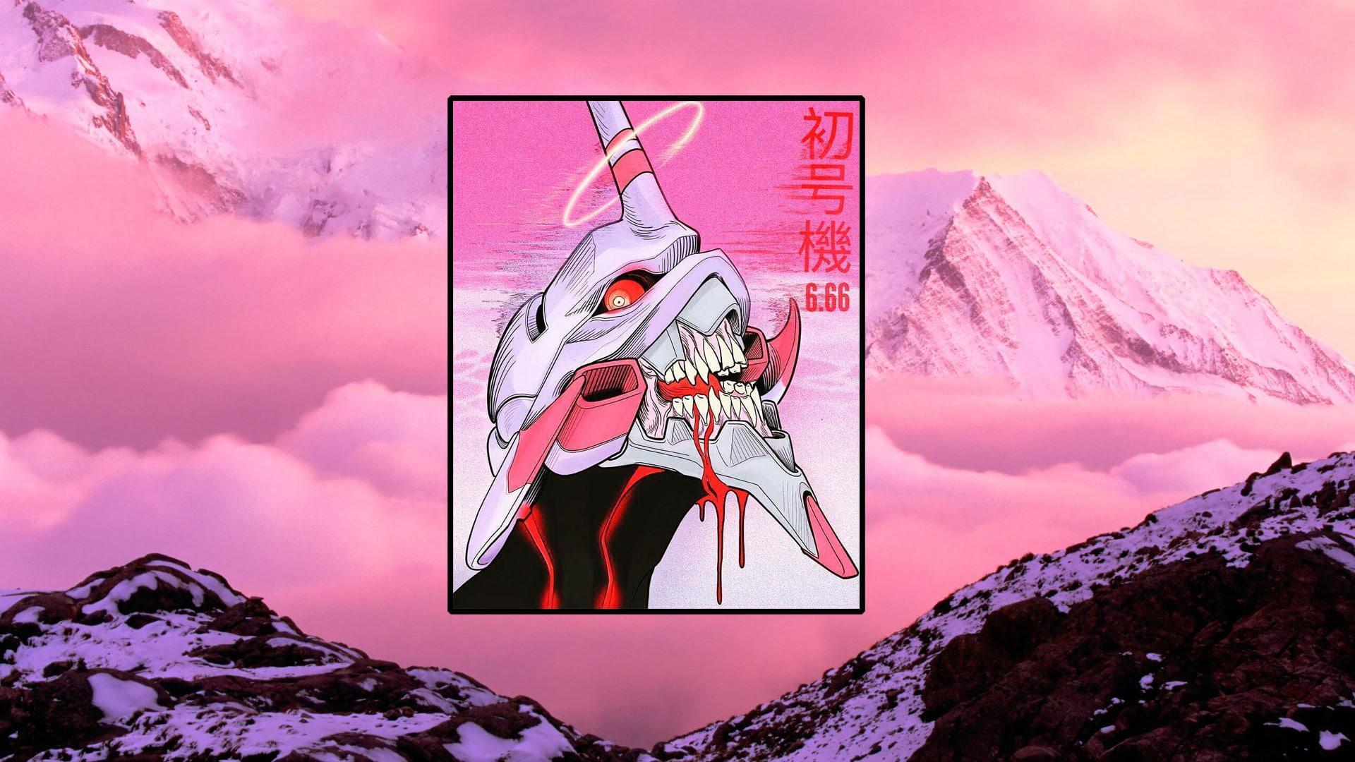 1920x1080 Wallpaper Synthwave, EVA Unit Vaporwave