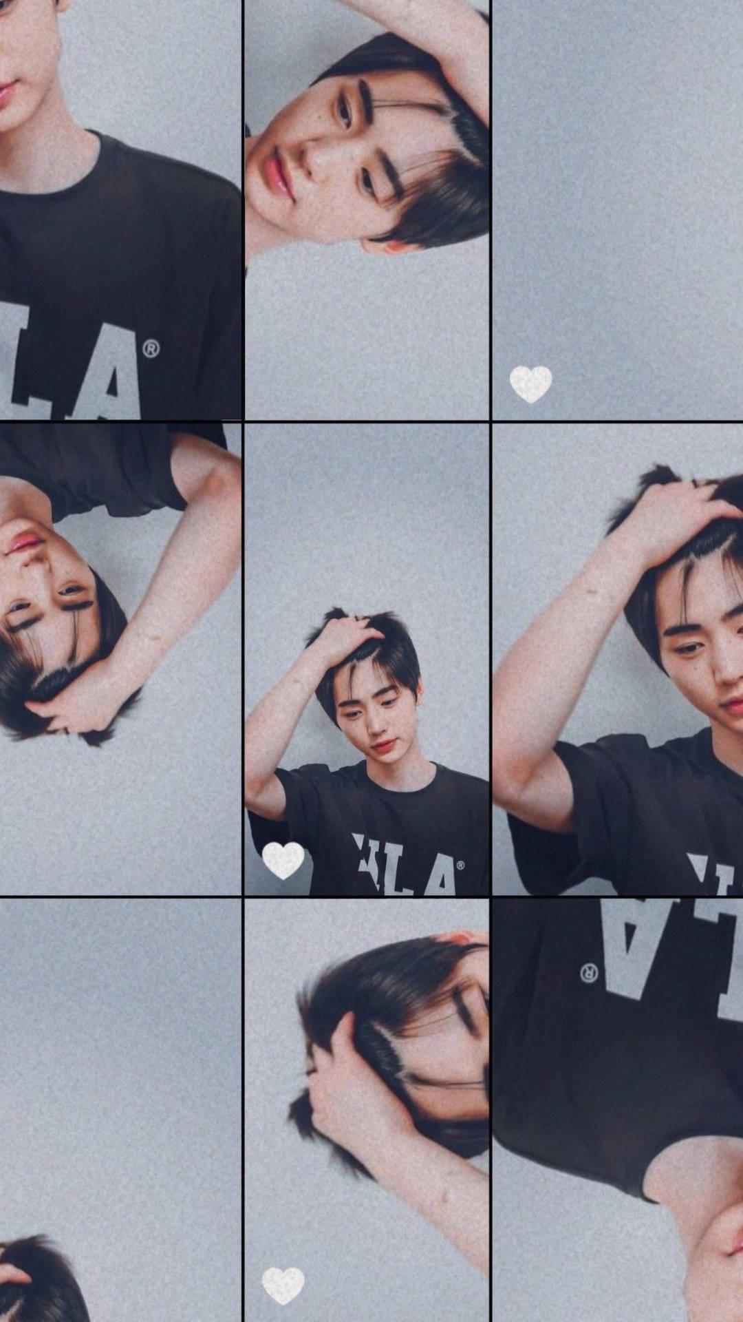 1080x1920 Download Sunghoon Collage Enhypen Aesthetic Wallpaper