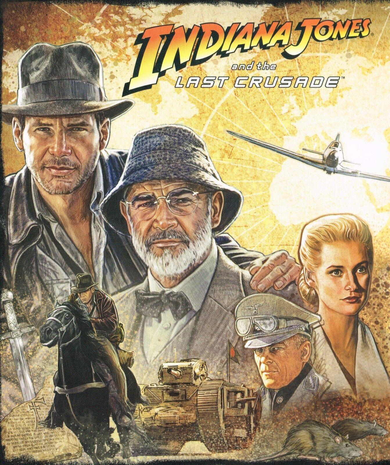 1343x1600 Indiana Jones and the Last Crusade Classic Movie Poster Photo Print 11&;x17&;