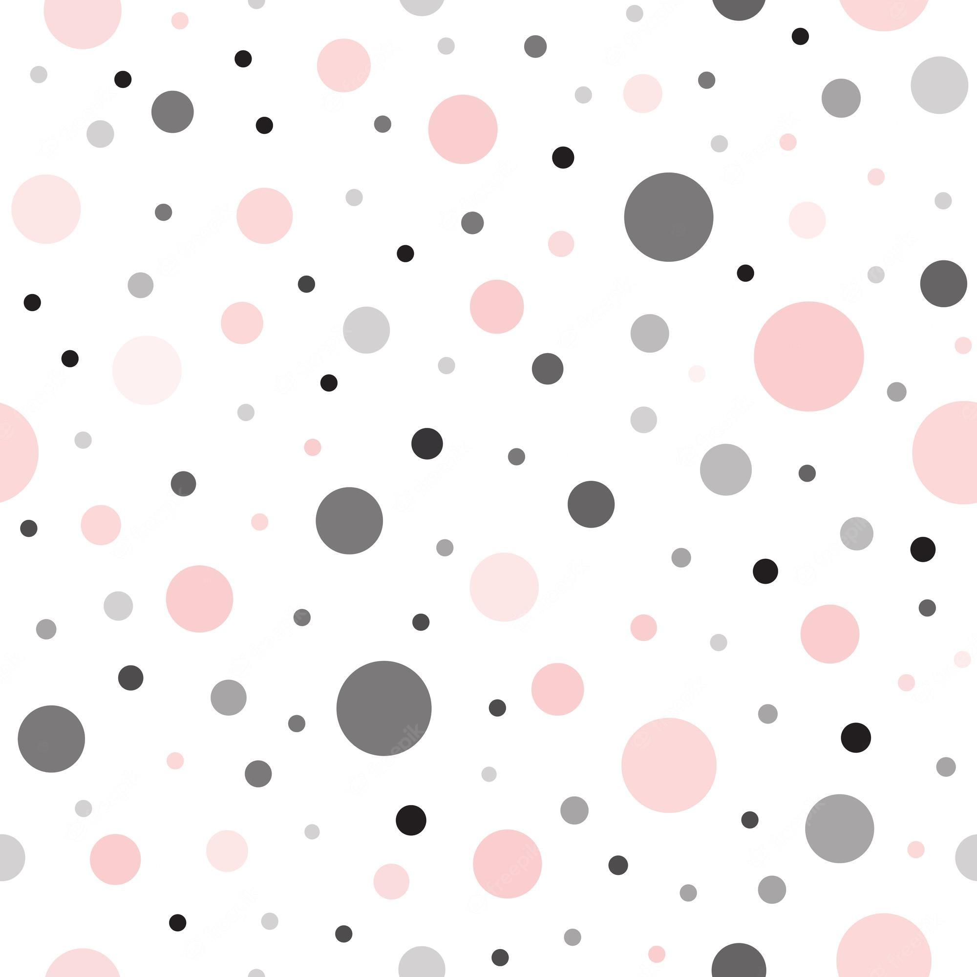 2000x2000 Polka Dot Background Image